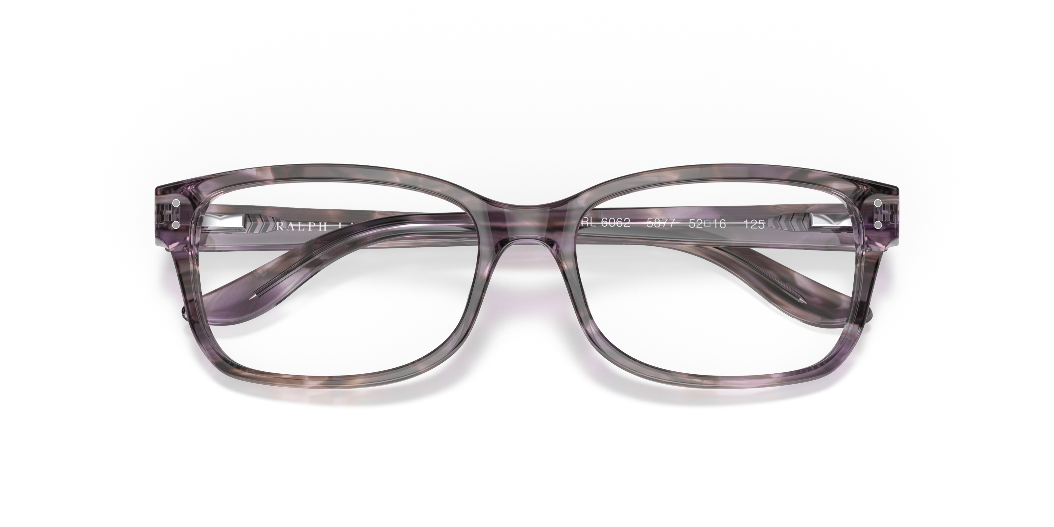 Folded Ralph Lauren RL 6062 (5877) Glasses Transparent / Purple