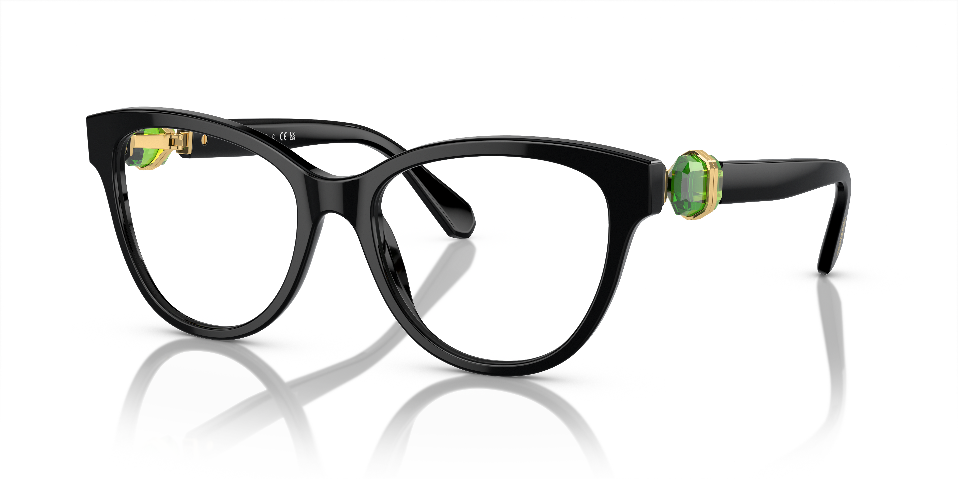 Angle_Left01 Swarovski SK 2004 (1001) Glasses Transparent / black