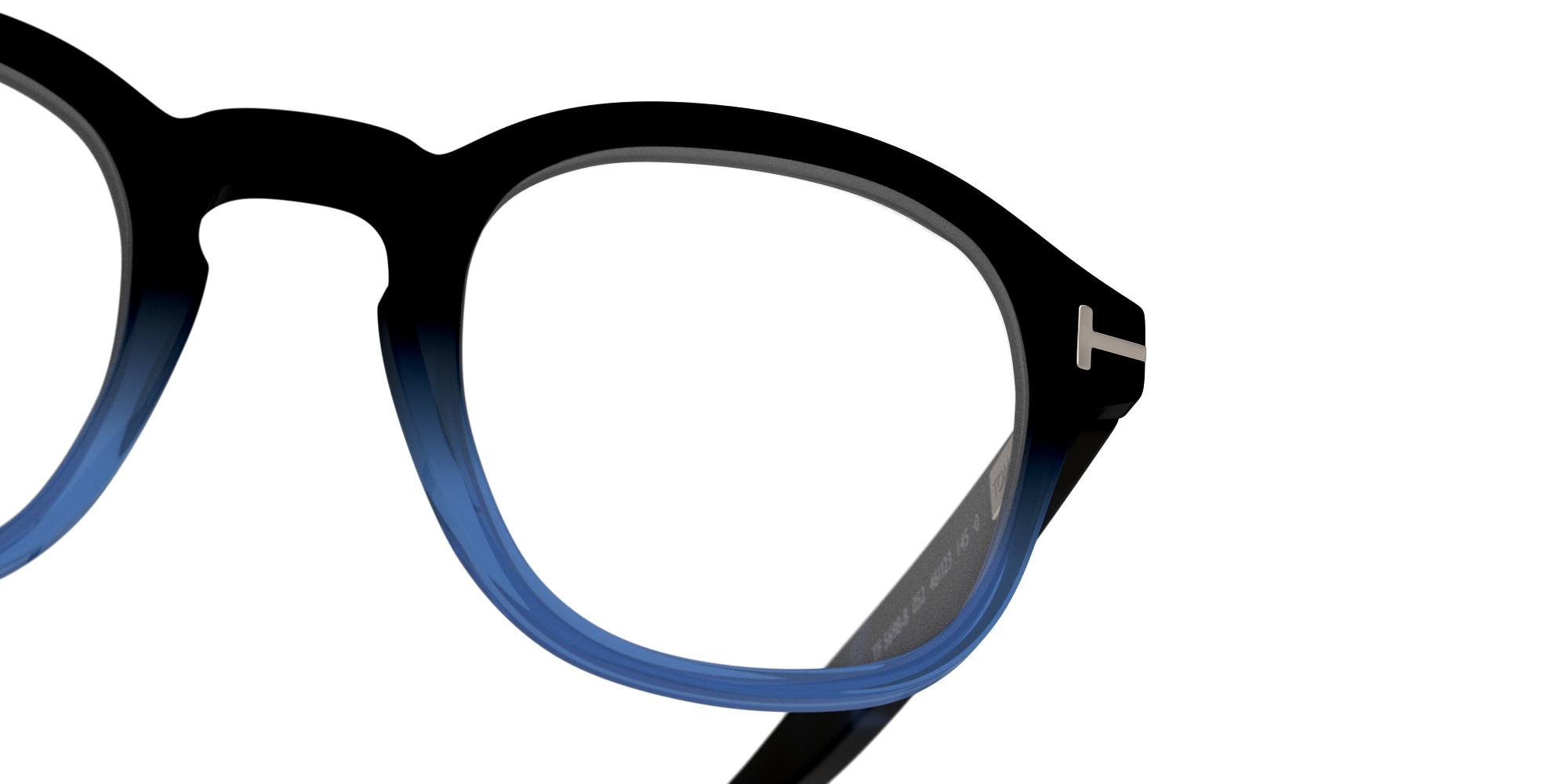 Detail01 Tom Ford FT 5698-B (055) Glasses Transparent / Black