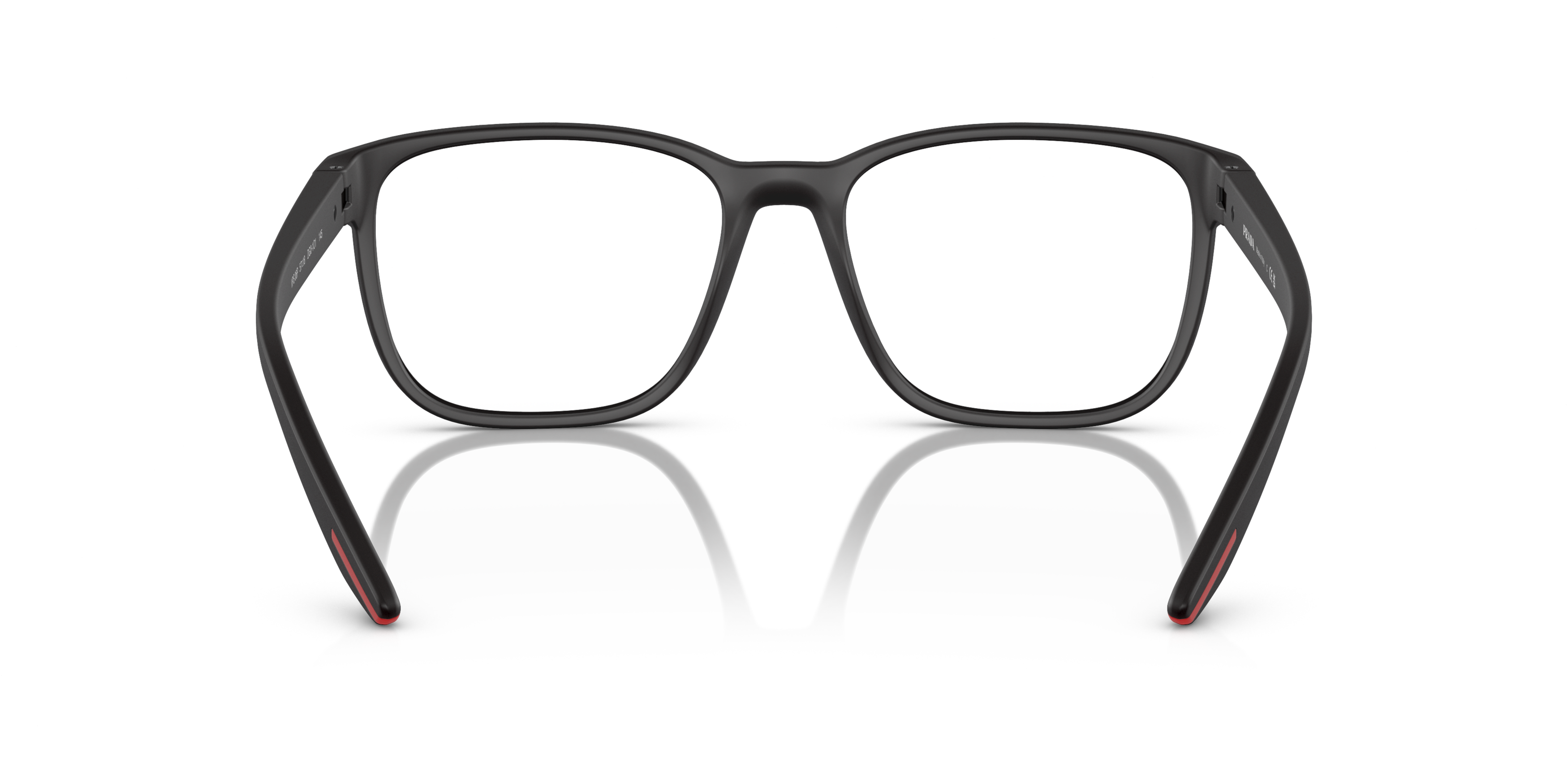Detail02 Prada Linea Rossa PS 06PV Glasses Transparent / Black