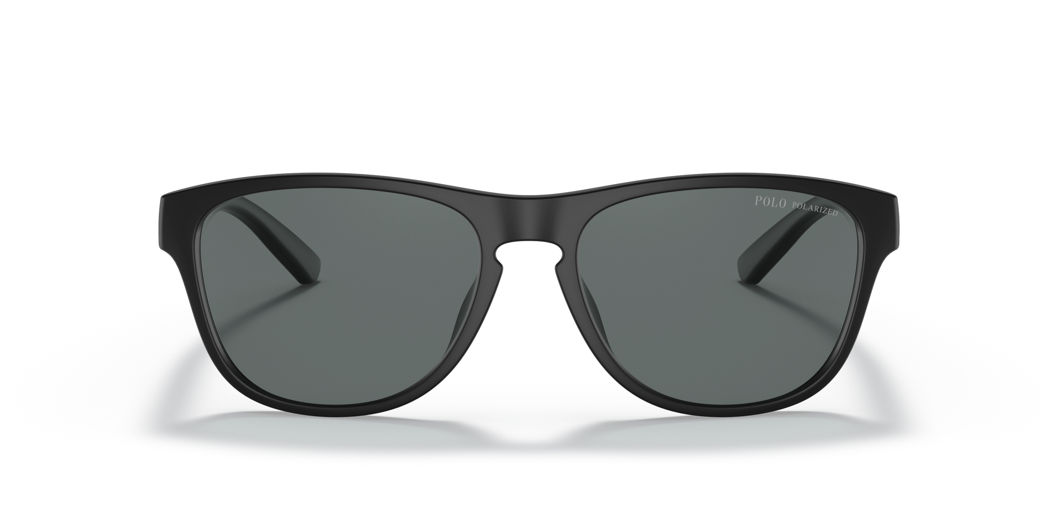 Front Polo Ralph Lauren PH 4180U (537581) Sunglasses Grey / Black