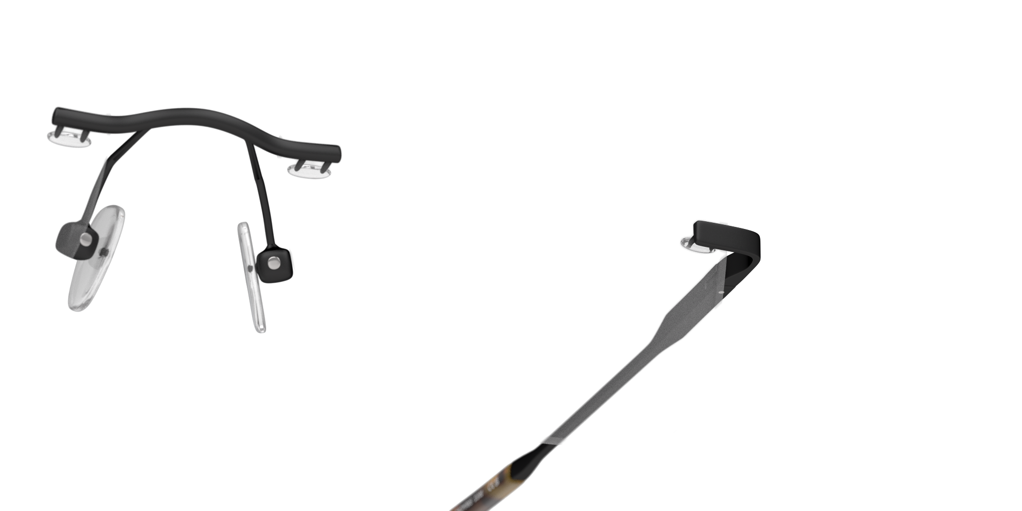 Detail01 DbyD DB OM7005 (CC00) Glasses Transparent / Navy