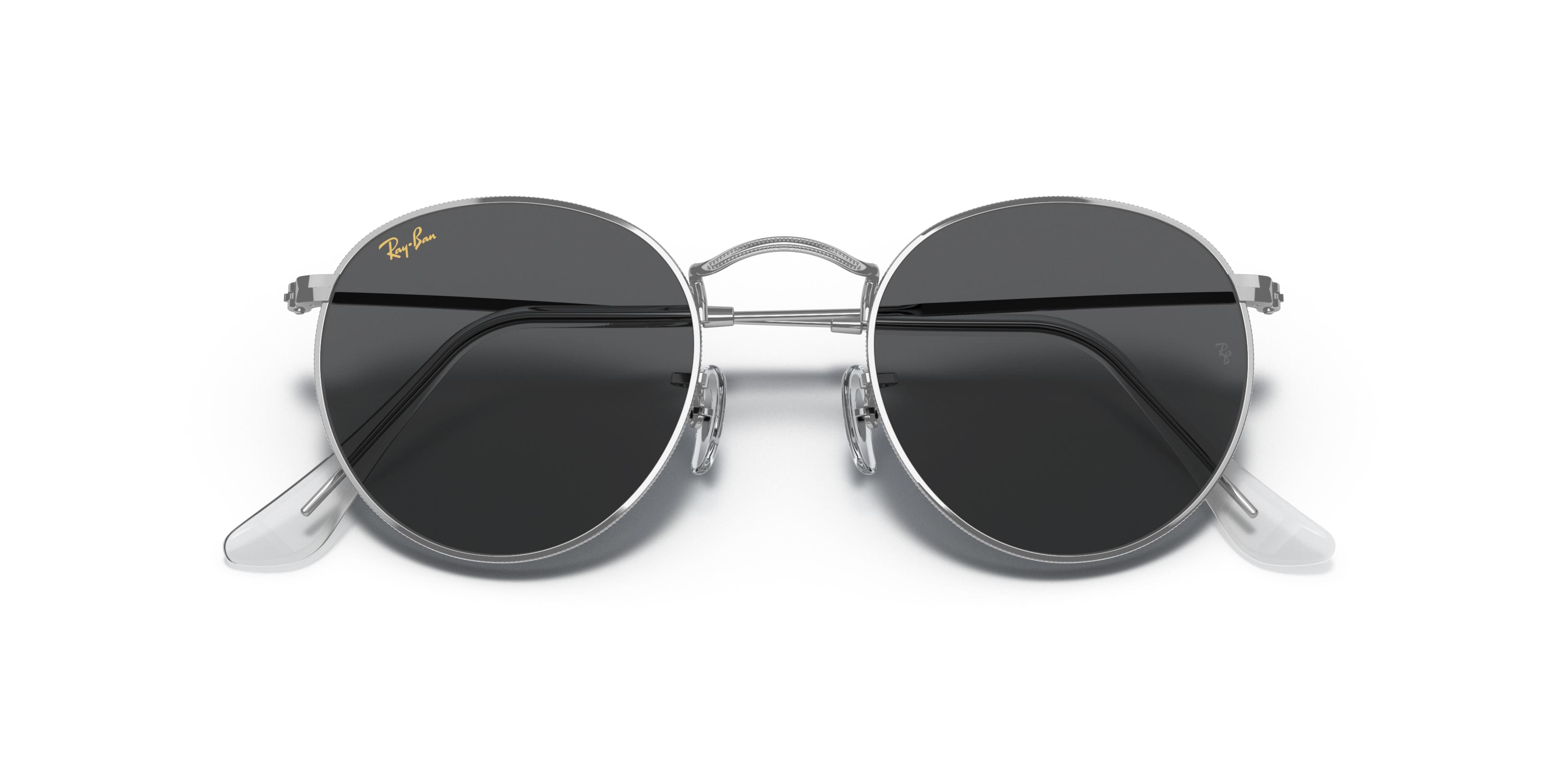 [products.image.folded] Ray-Ban Round Metal RB3447 9198B1
