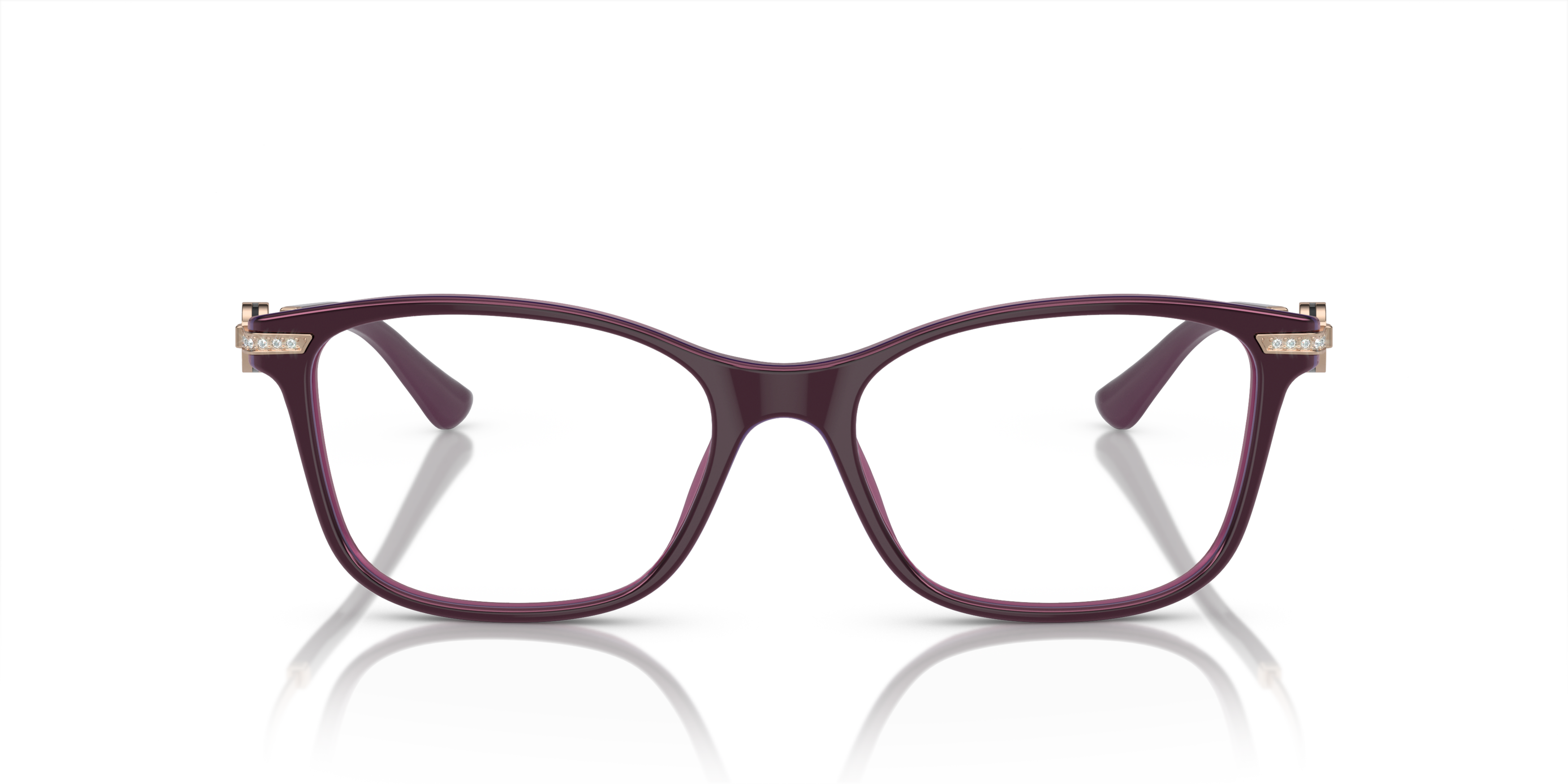 Front Bvlgari BV 4173B (5426) Glasses Transparent / Violet