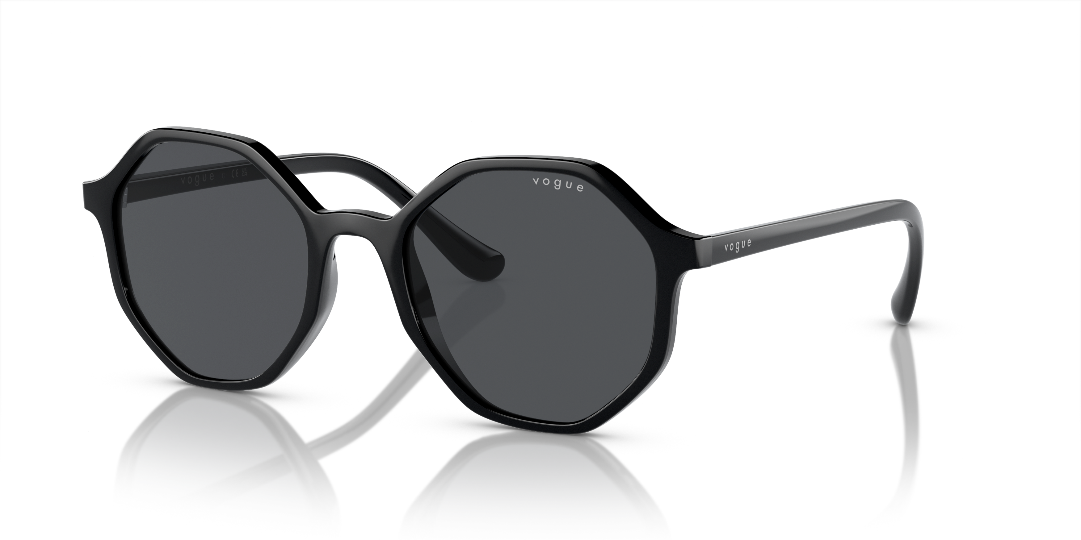 Angle_Left01 Vogue VO 5222S Sunglasses Grey / Black