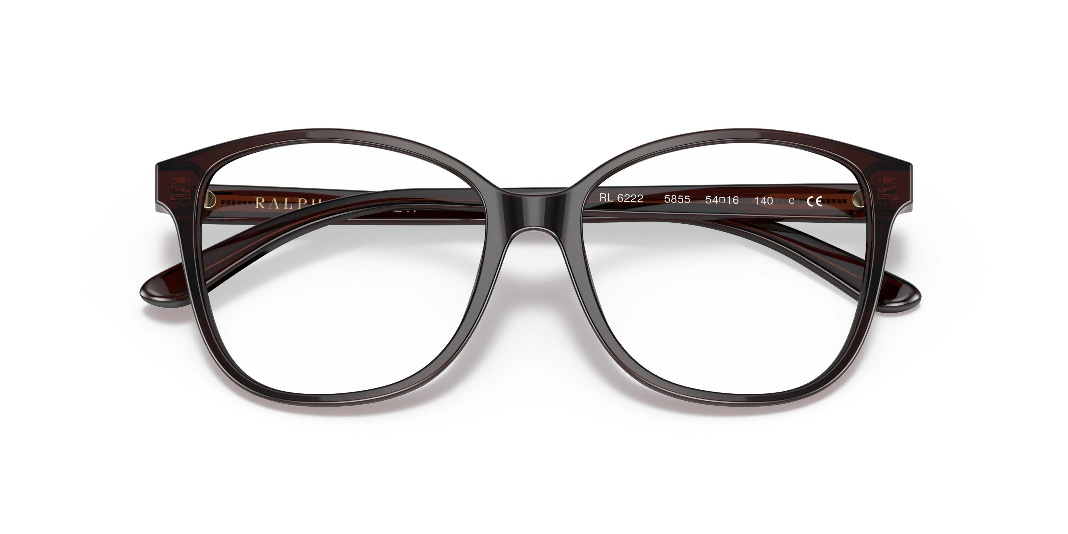 Folded Ralph Lauren RL 6222 (6021) Glasses Transparent / Black