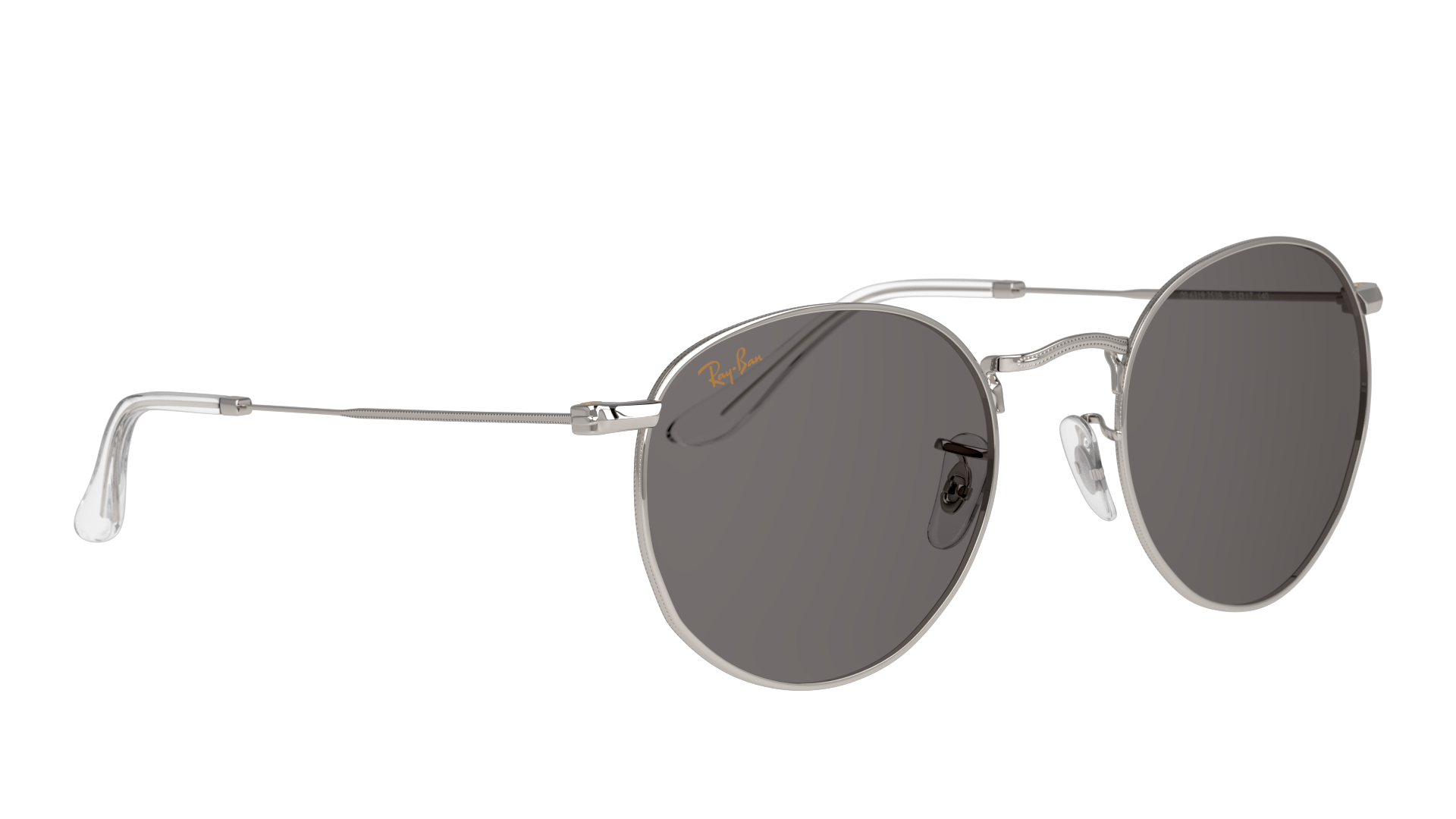 Angle_Right01 Ray-Ban Round Metal Legend Gold RB3447 9196R5 Blauw / Goud