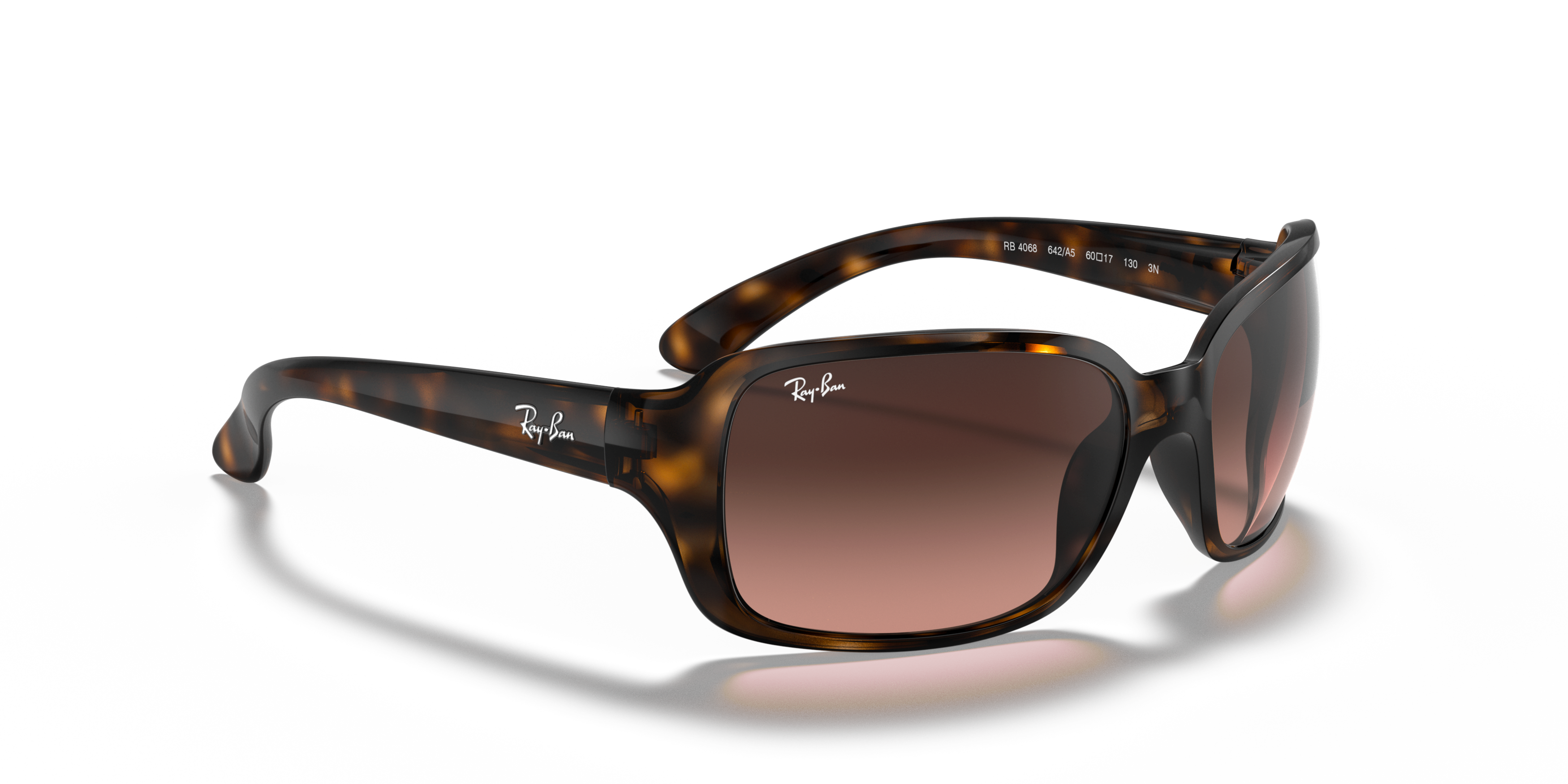 Angle_Right01 Ray-Ban RB 4068 (642/A5) Sunglasses Brown / Tortoise Shell