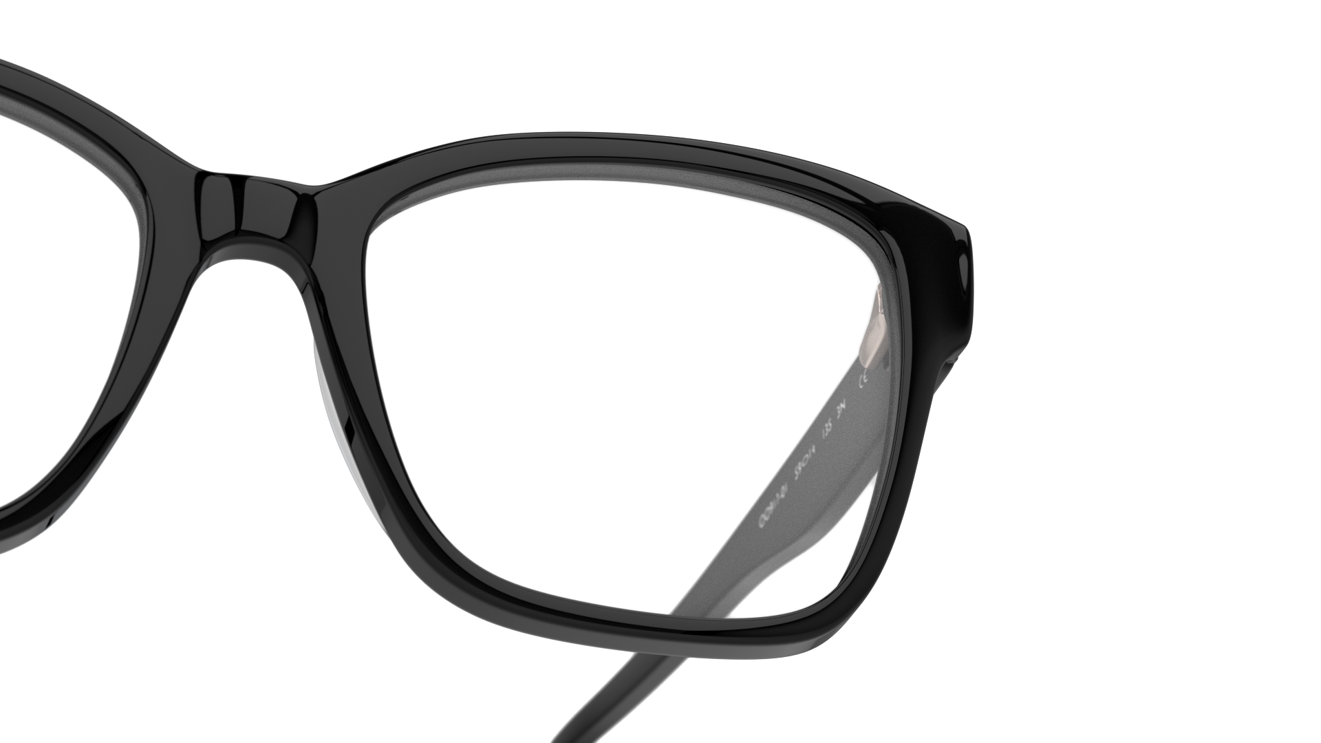Detail01 Unofficial UNOF0361 Glasses Transparent / Black