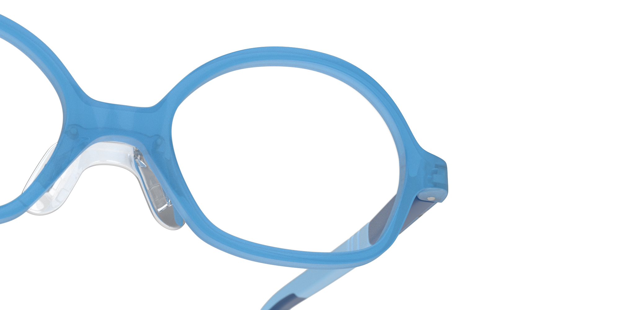 Detail01 Vision Express POO03 Children's Glasses Transparent / Blue
