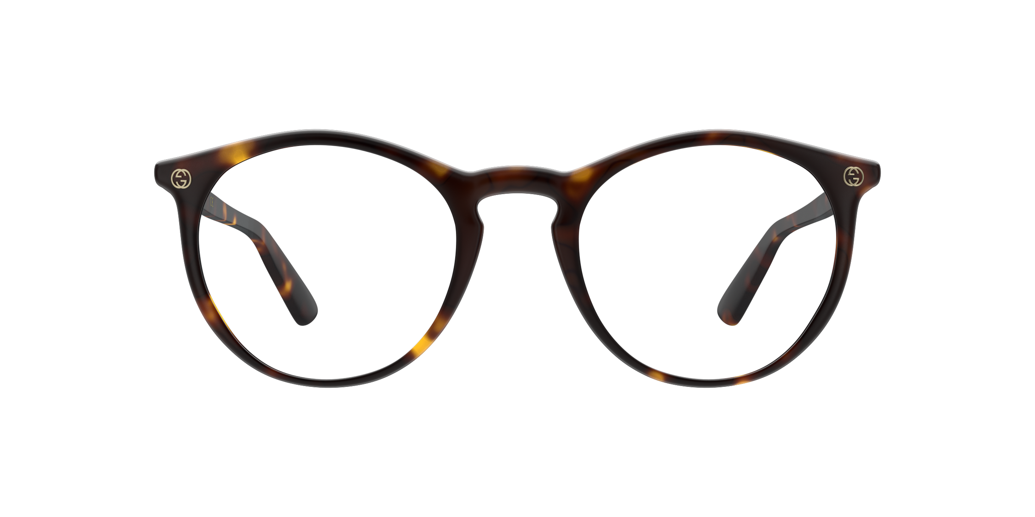 Front Gucci GG 0121O (002) Glasses Transparent / Brown