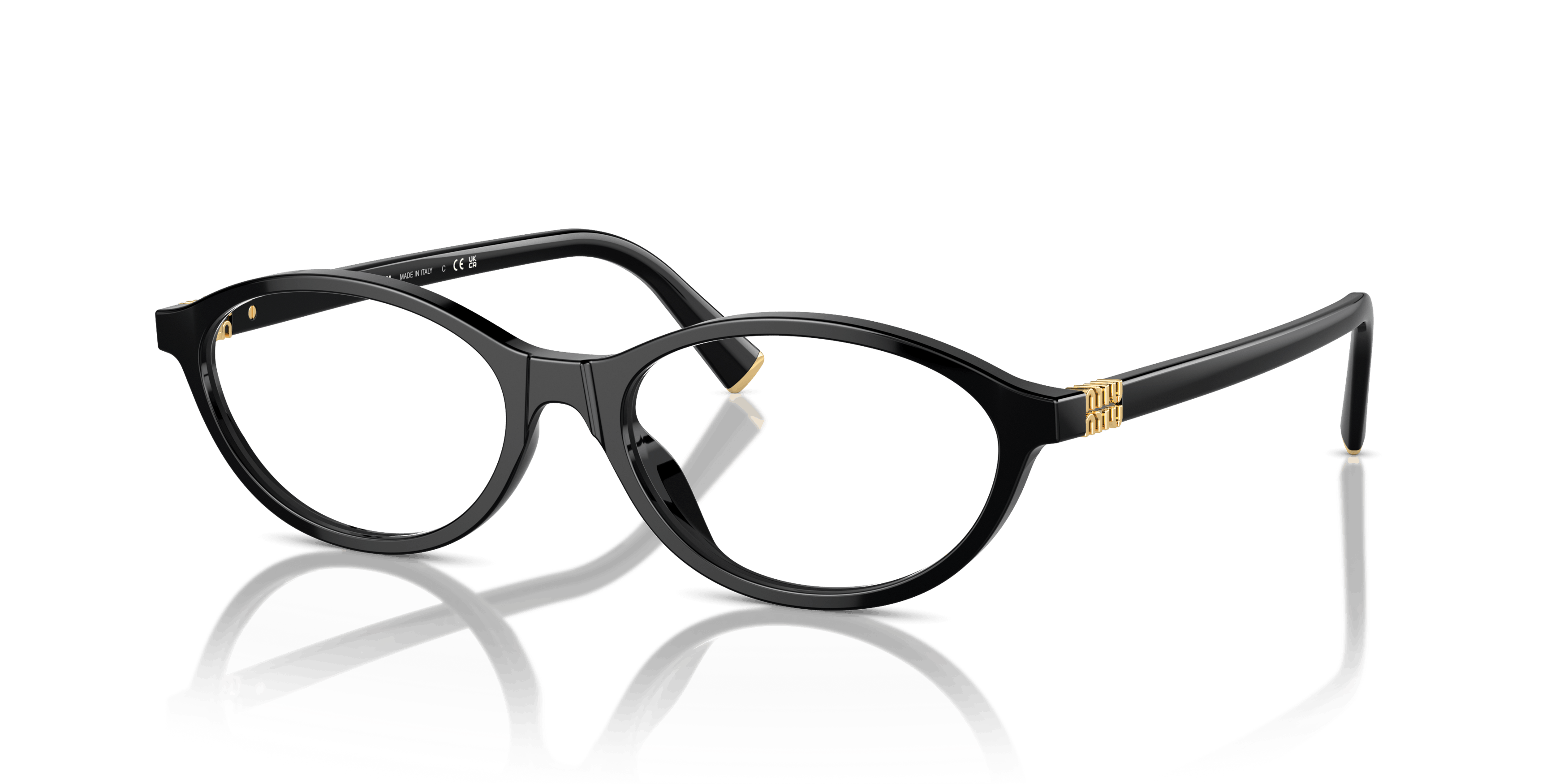 [products.image.angle_left01] Miu Miu MU 09XV Glasses