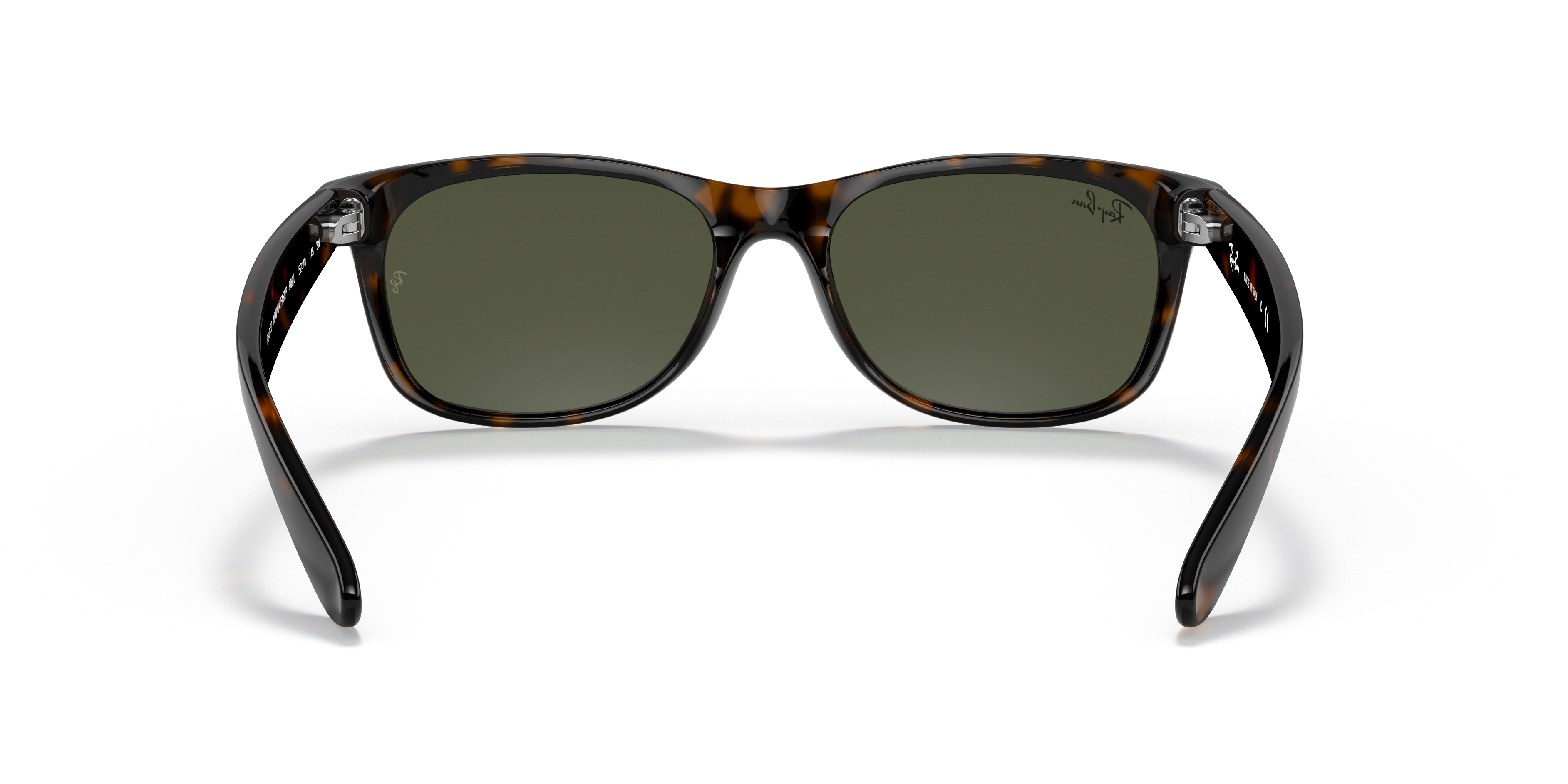 Detail02 Ray-Ban New Wayfarer RB 2132 (902L) Sunglasses Green / Tortoise Shell