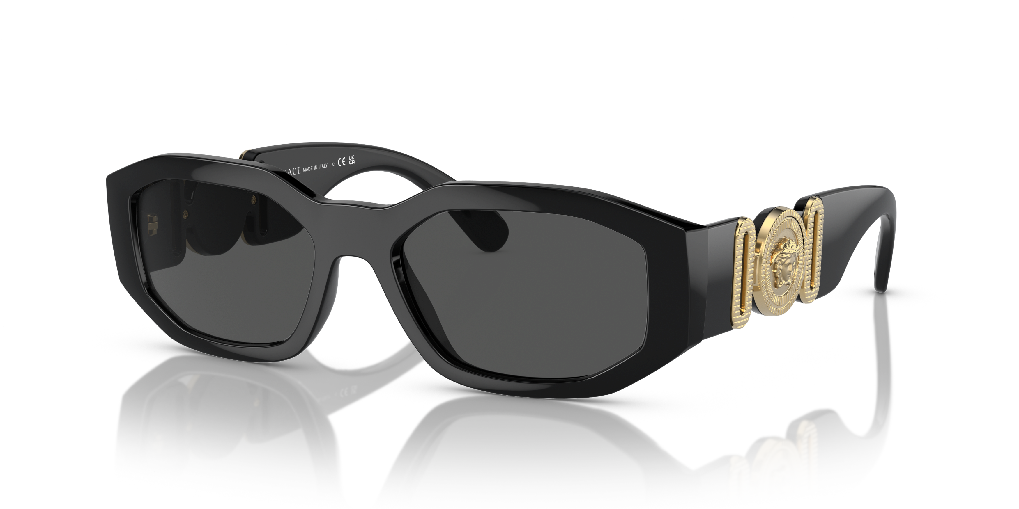 Angle_Left01 Versace VE 4361 (GB1) Sunglasses Grey / Black