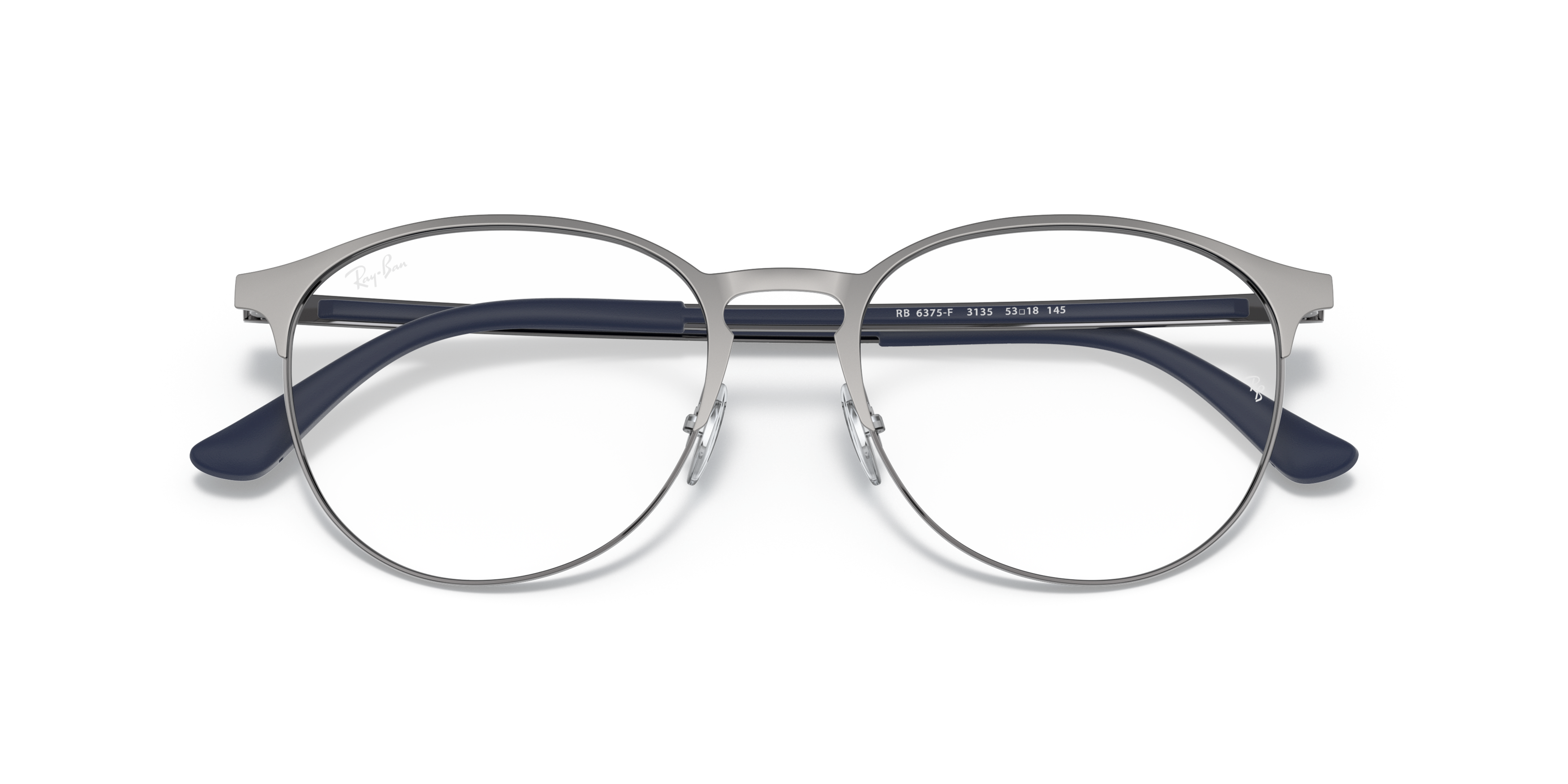 Folded Ray-Ban RX 6375 (3135) Glasses Transparent / Grey