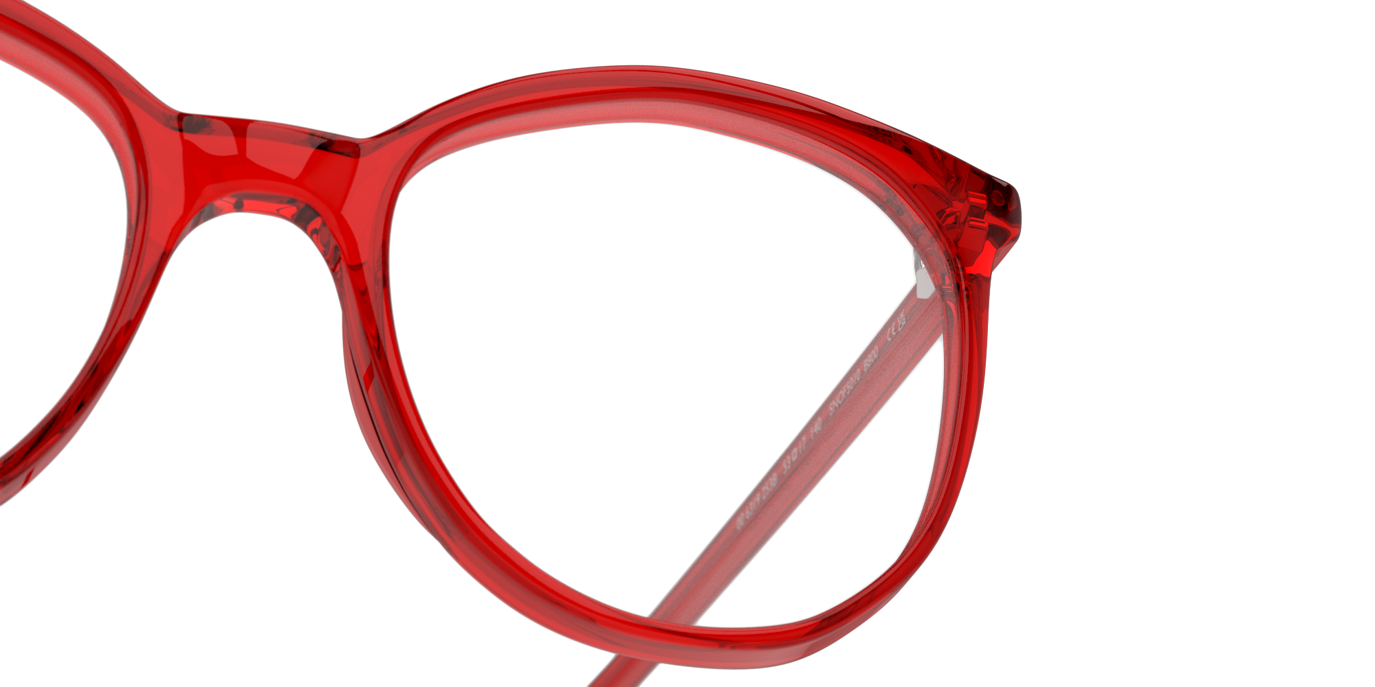 Detail01 Seen SNOF5010 Glasses Transparent / Red