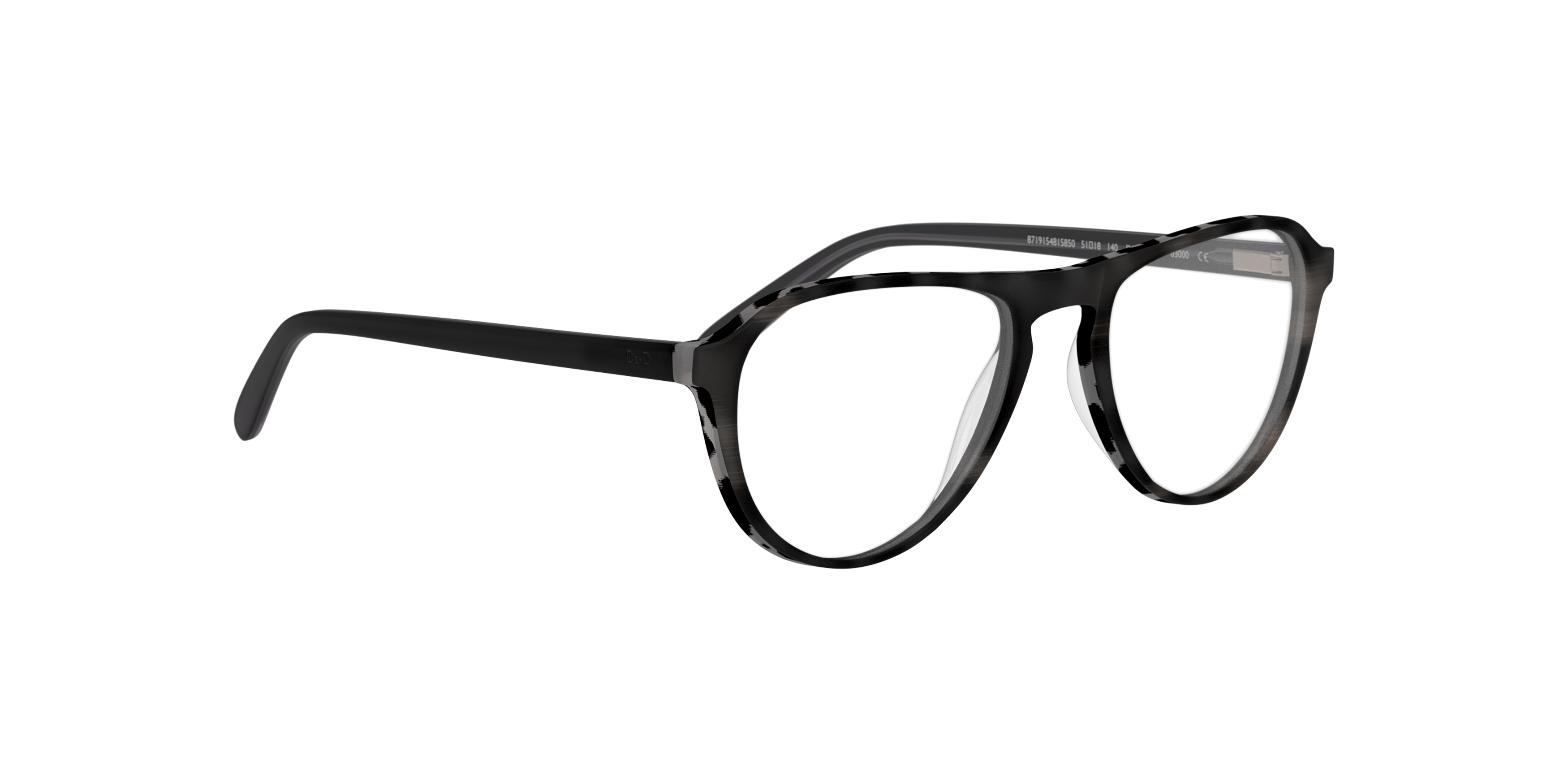 Angle_Right01 DbyD DB OM5054 (GG00) Glasses Transparent / Grey