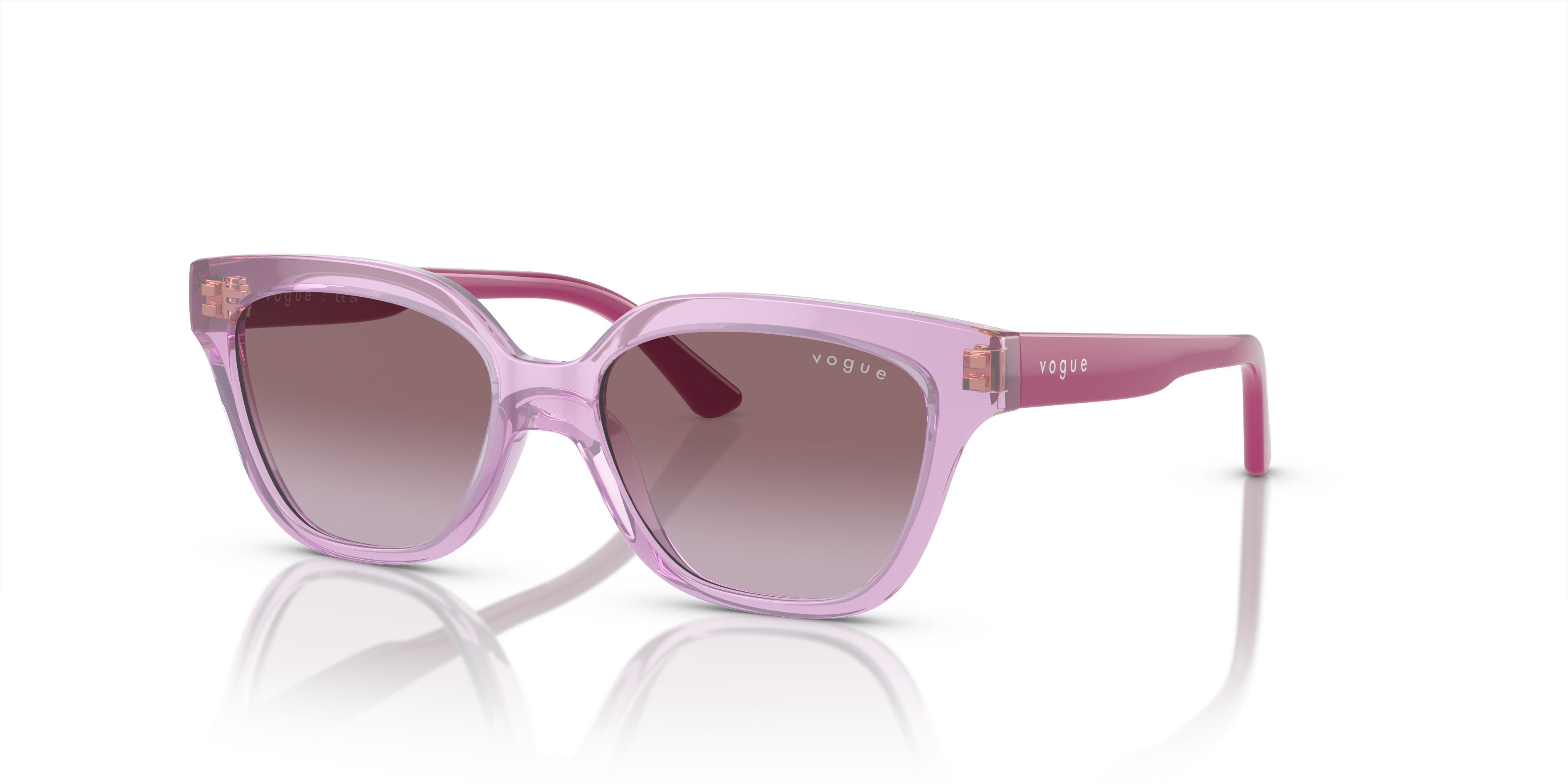 Angle_Left01 Vogue VJ 2021 (27808H) Glasses Purple / Transparent, Pink