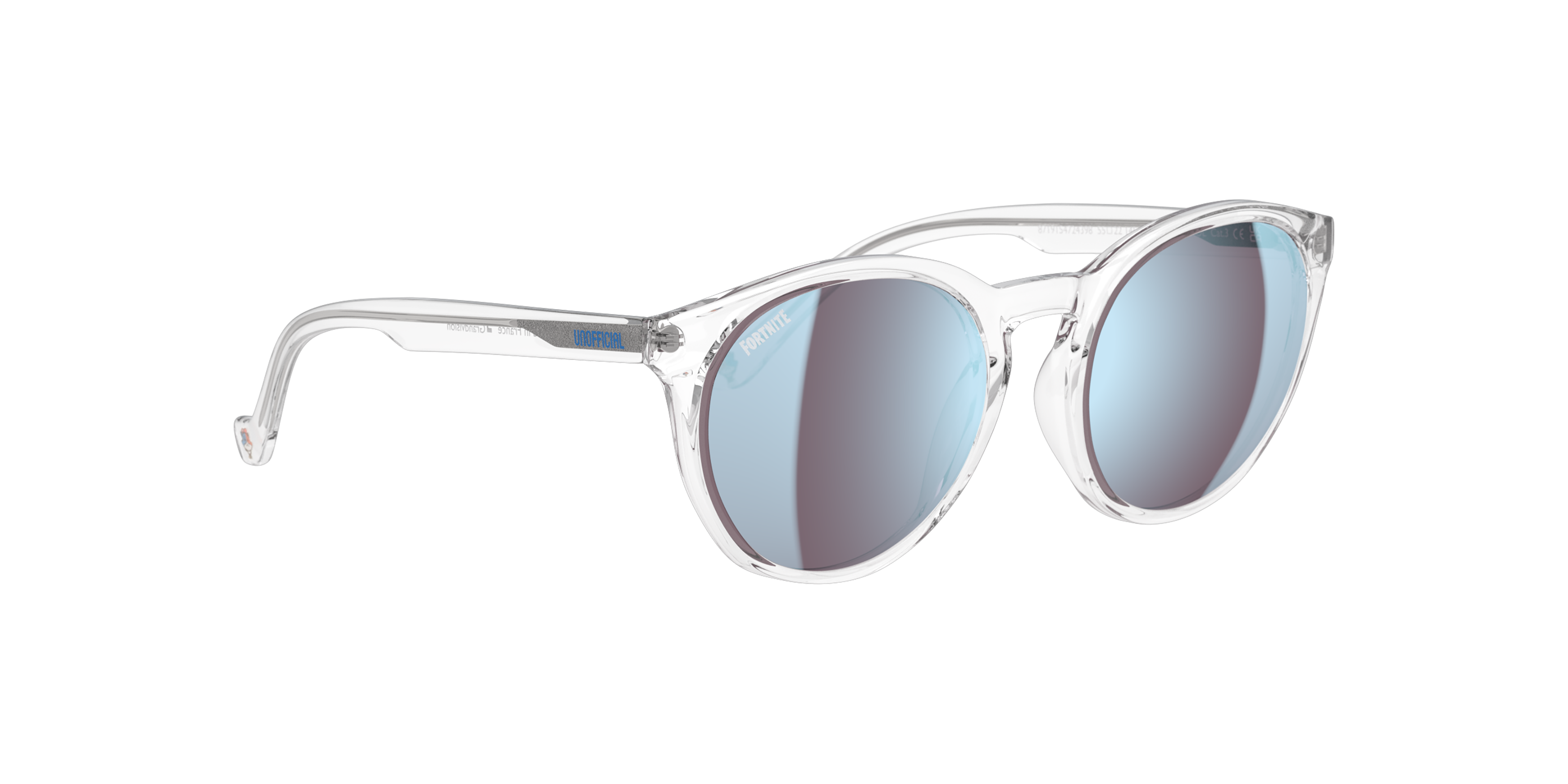 Angle_Right01 Fortnite with Unofficial UNSU0151 Sunglasses Grey / Transparent, Clear