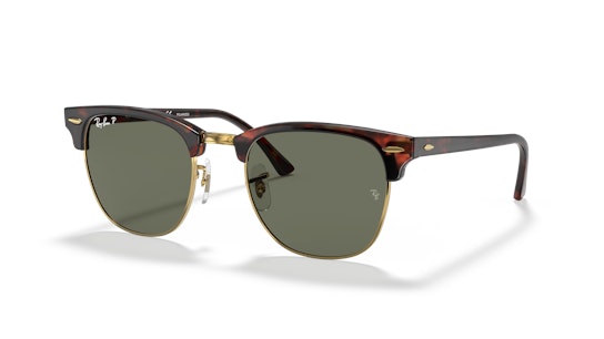 Ray Ban Clubmaster 0RB3016 990/58 Verde / Rojo