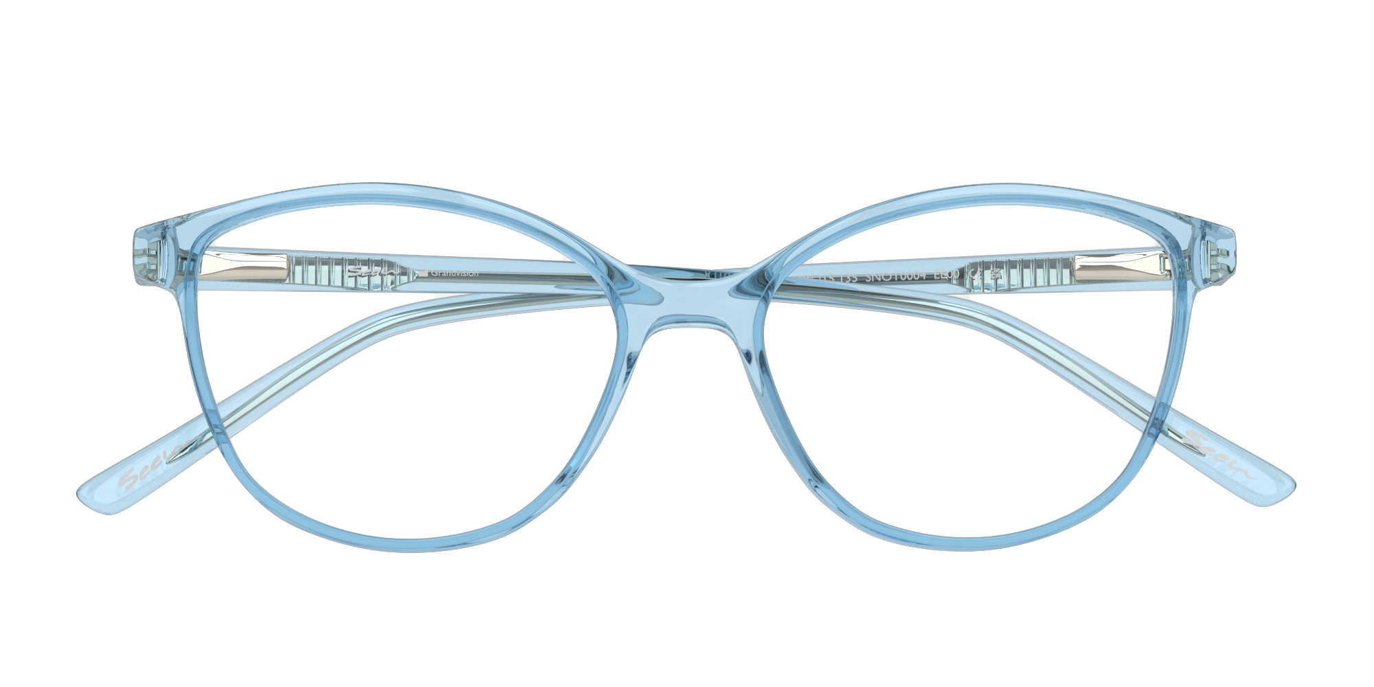 Folded Seen SN OT0004 (EE00) Children's Glasses Transparent / Green