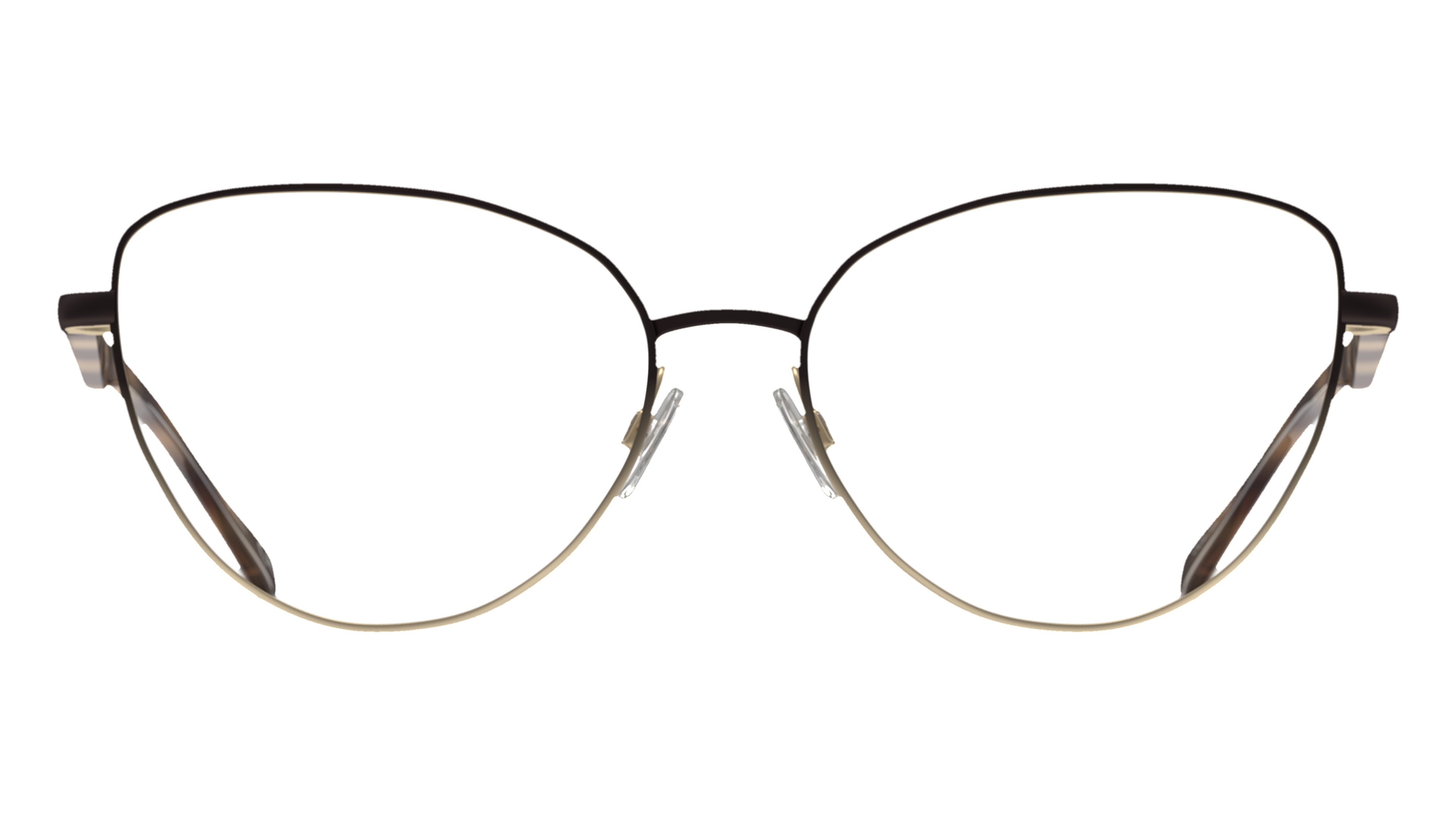 Front Emporio Armani EA 1104 (3318) Glasses Transparent / Bronze