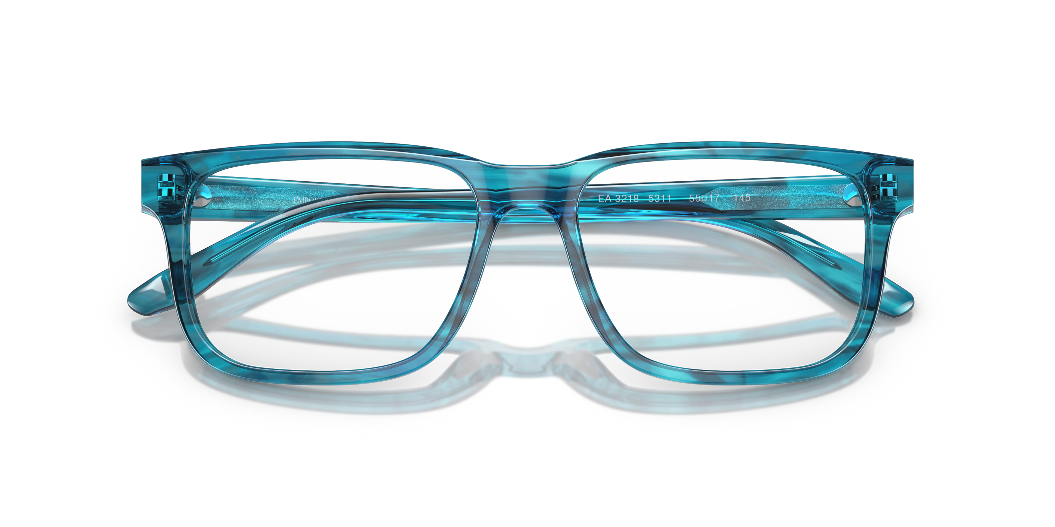 Folded Emporio Armani EA 3218 (5311) Glasses Transparent / Blue
