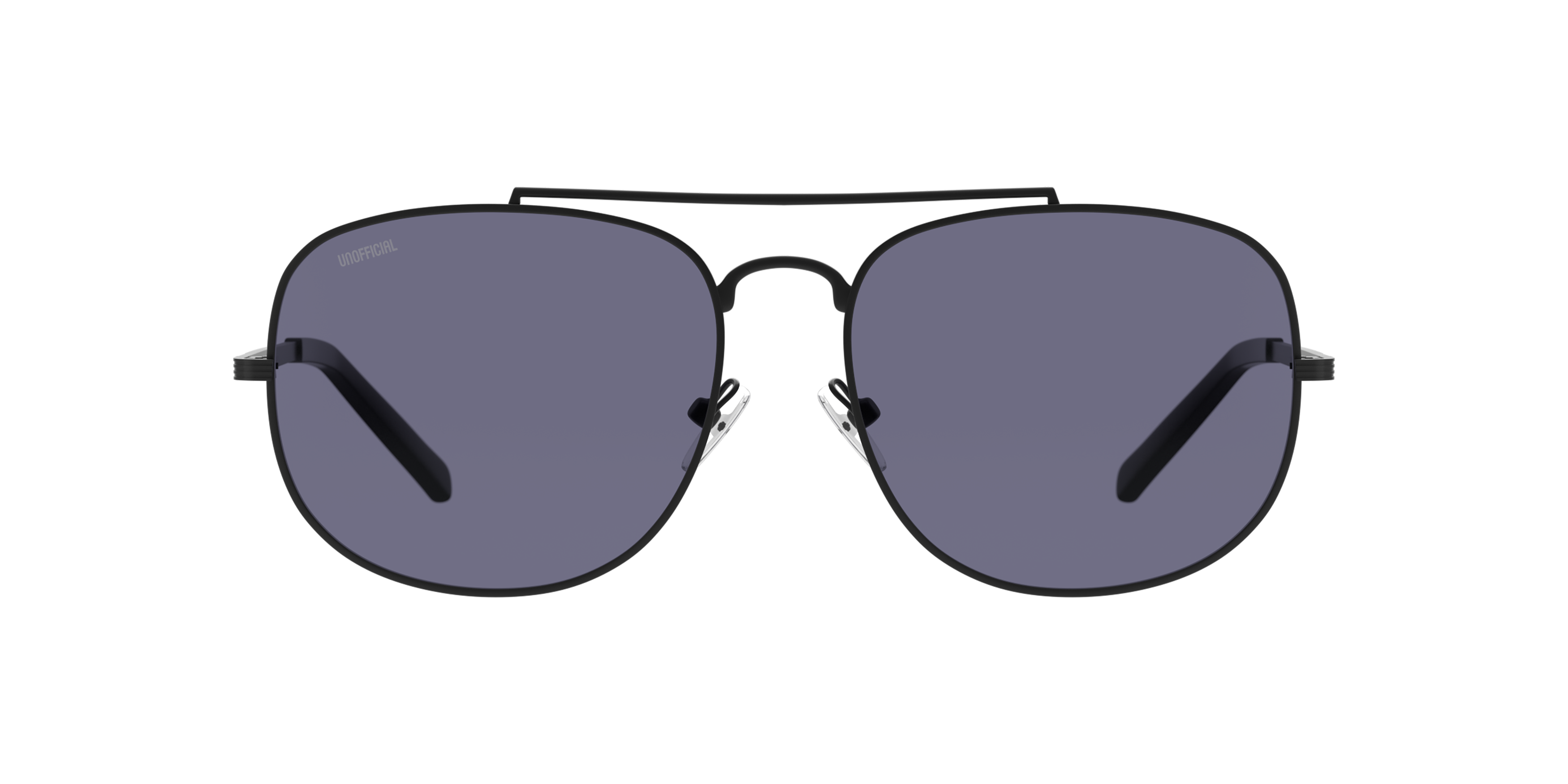 Front Unofficial UNSM0099 (BBG0) Sunglasses Grey / Black