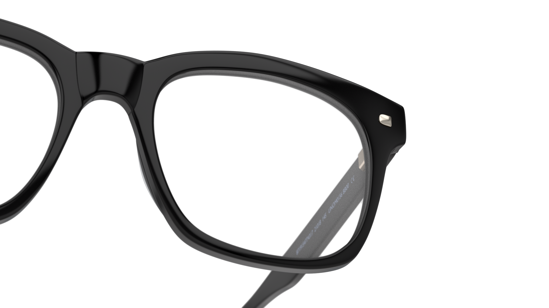 Detail01 Unofficial UNOM0156 Glasses Transparent / Black