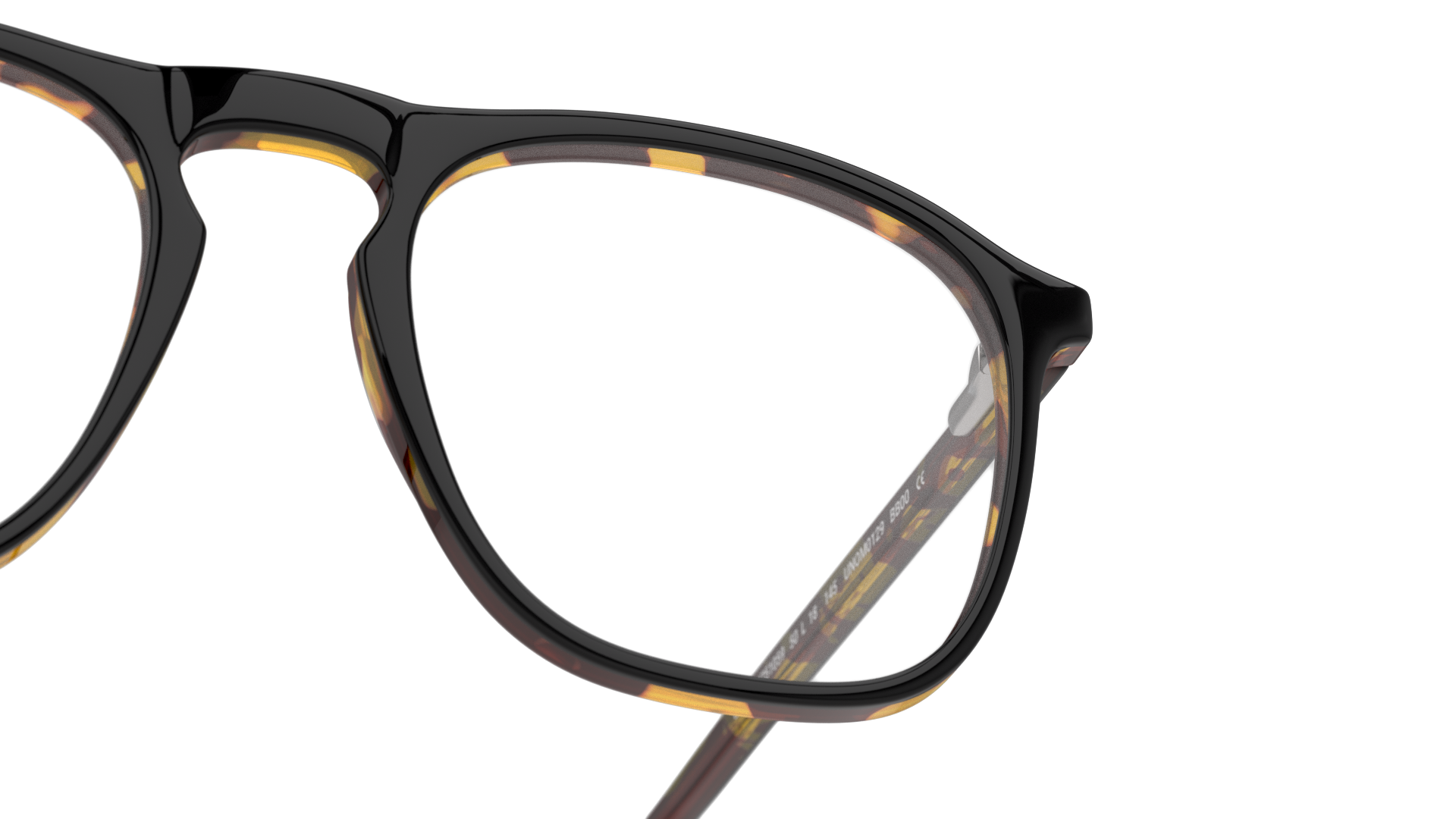 Detail01 Unofficial UNOM0129 (BB00) Glasses Transparent / Black