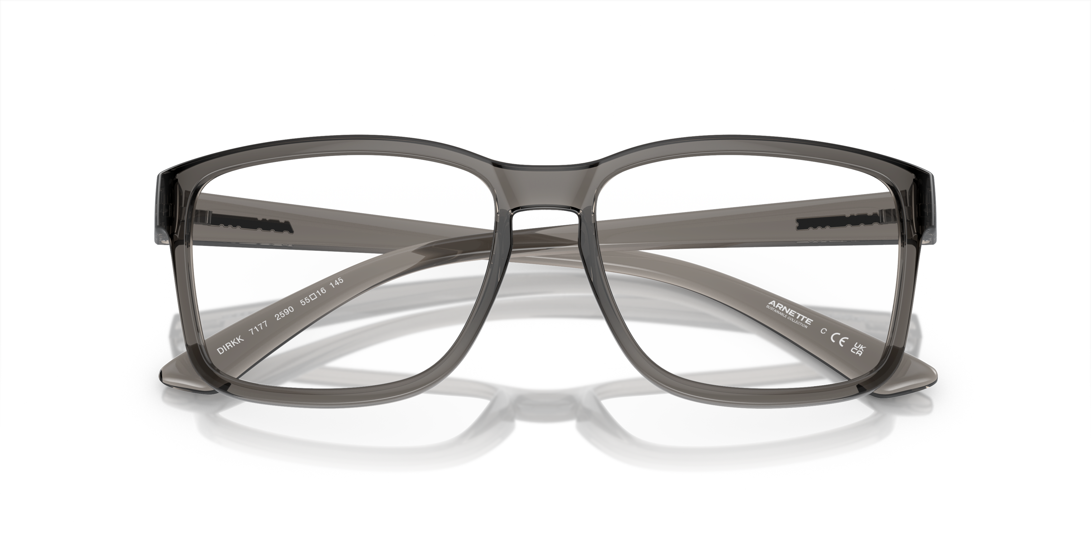 Folded Arnette AN 7177 (2590) Glasses Transparent / Transparent, Grey