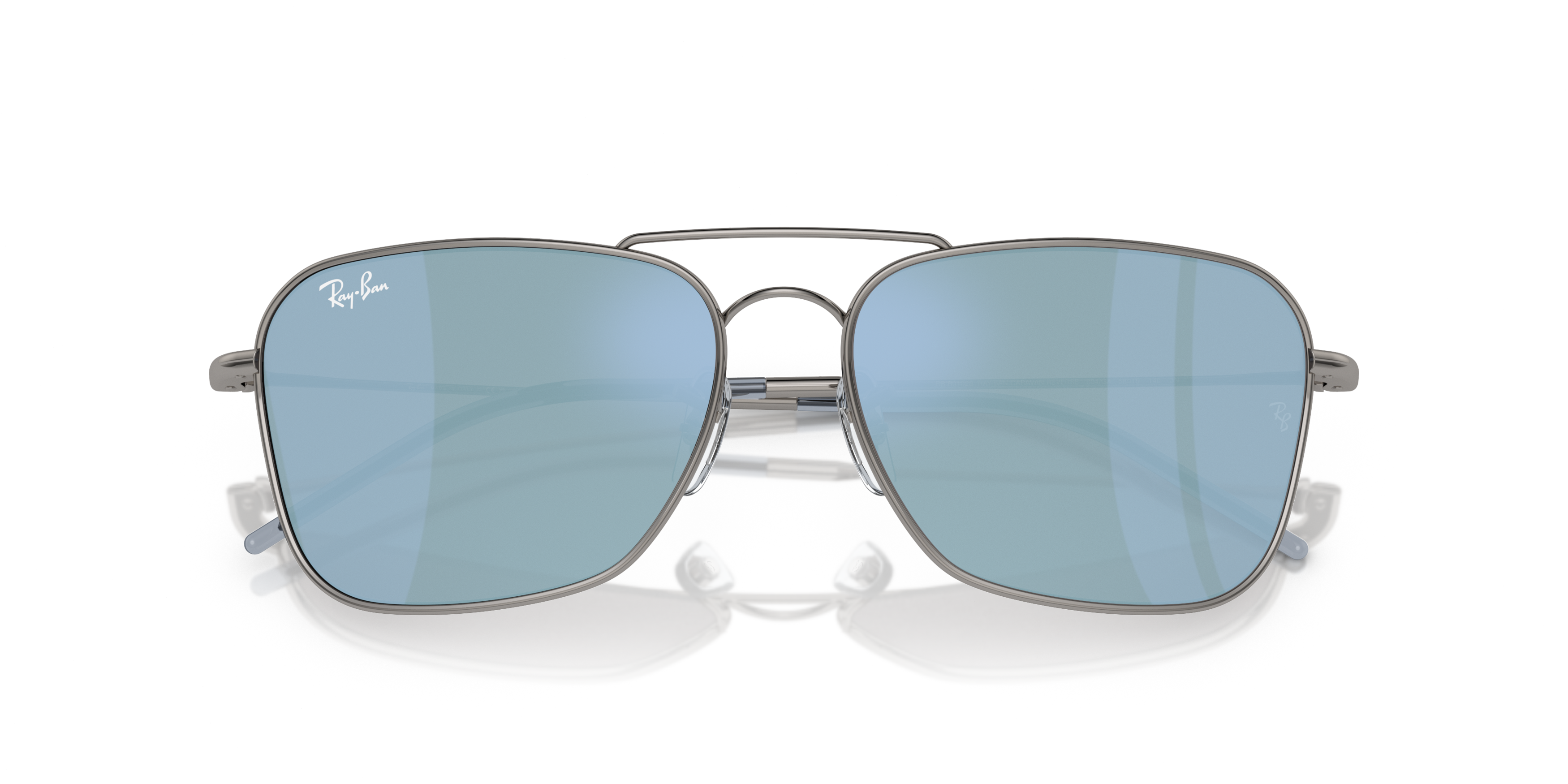 Folded Ray-Ban RBR 0102S Sunglasses Grey / Grey