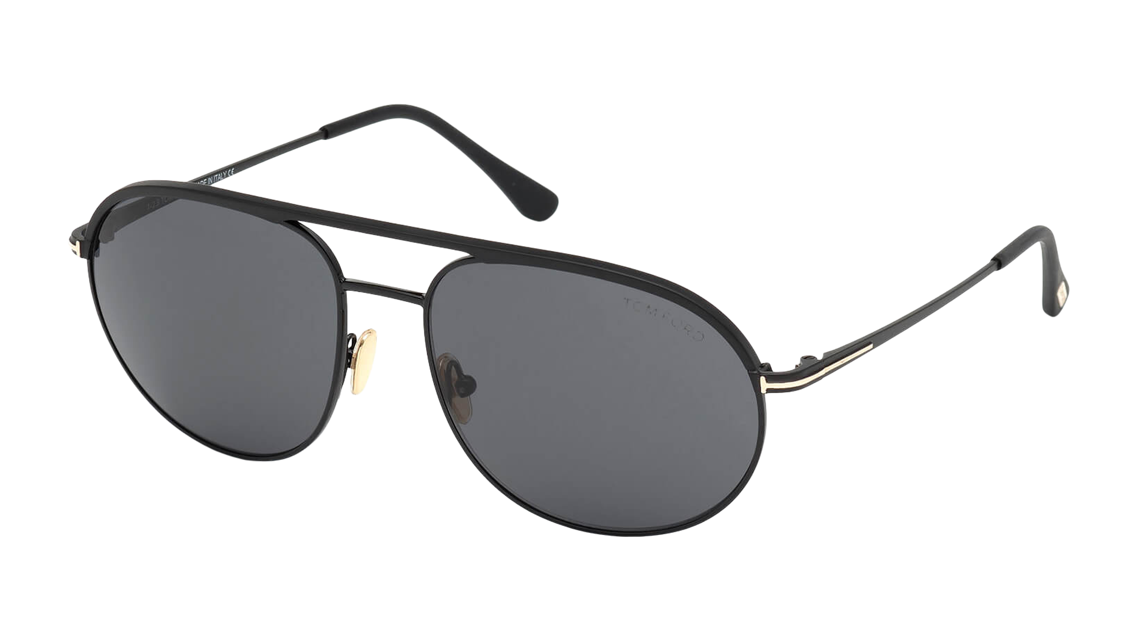 Angle_Left01 Tom Ford Gio FT 772 Sunglasses Grey / Black