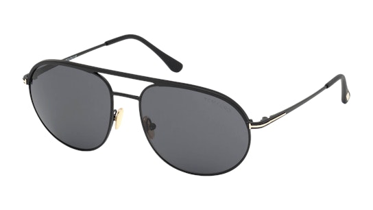 Tom Ford Gio FT 772 (02A) Sunglasses Grey / Black