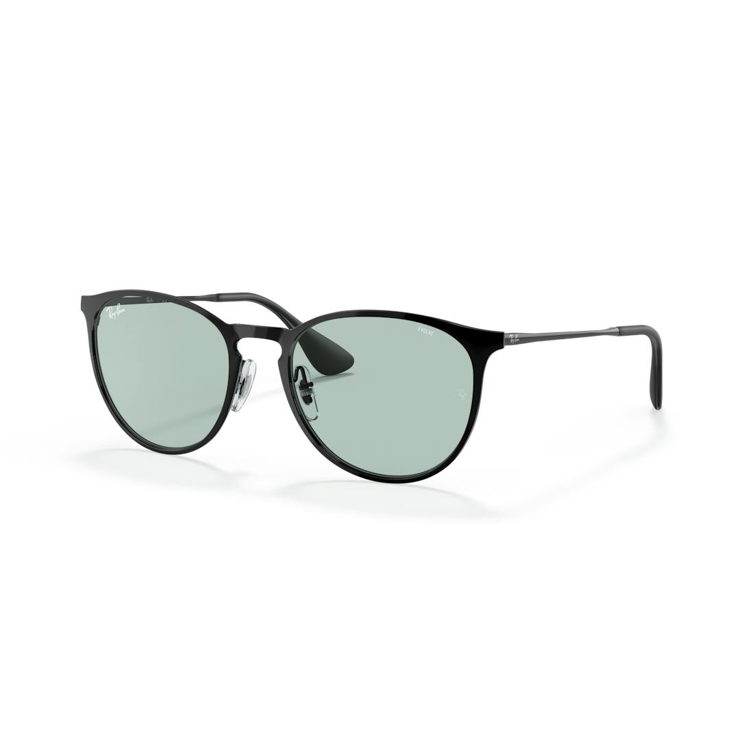 Ray-Ban Erika Metal Evolve 0RB3539 Solbriller - Firkantede Sort