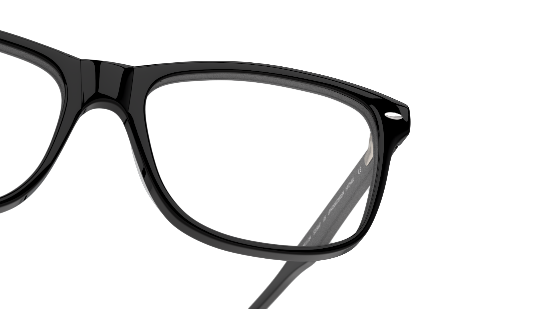 Detail01 Unofficial UNOF0017 Glasses Transparent / Black