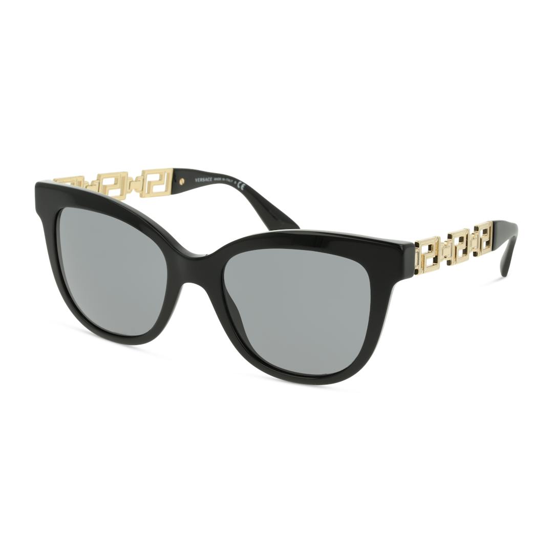 Versace VE4394 Lunettes de Soleil Homme - Cateye Noir - Possibilité de verres correcteurs - Adaptabl