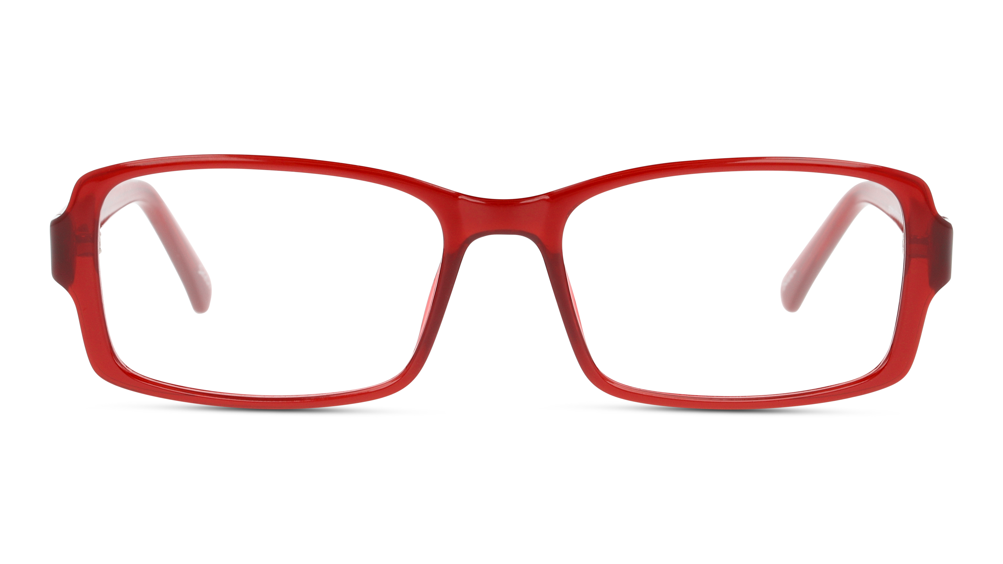 Front Seen SN KF01 Glasses Transparent / Red