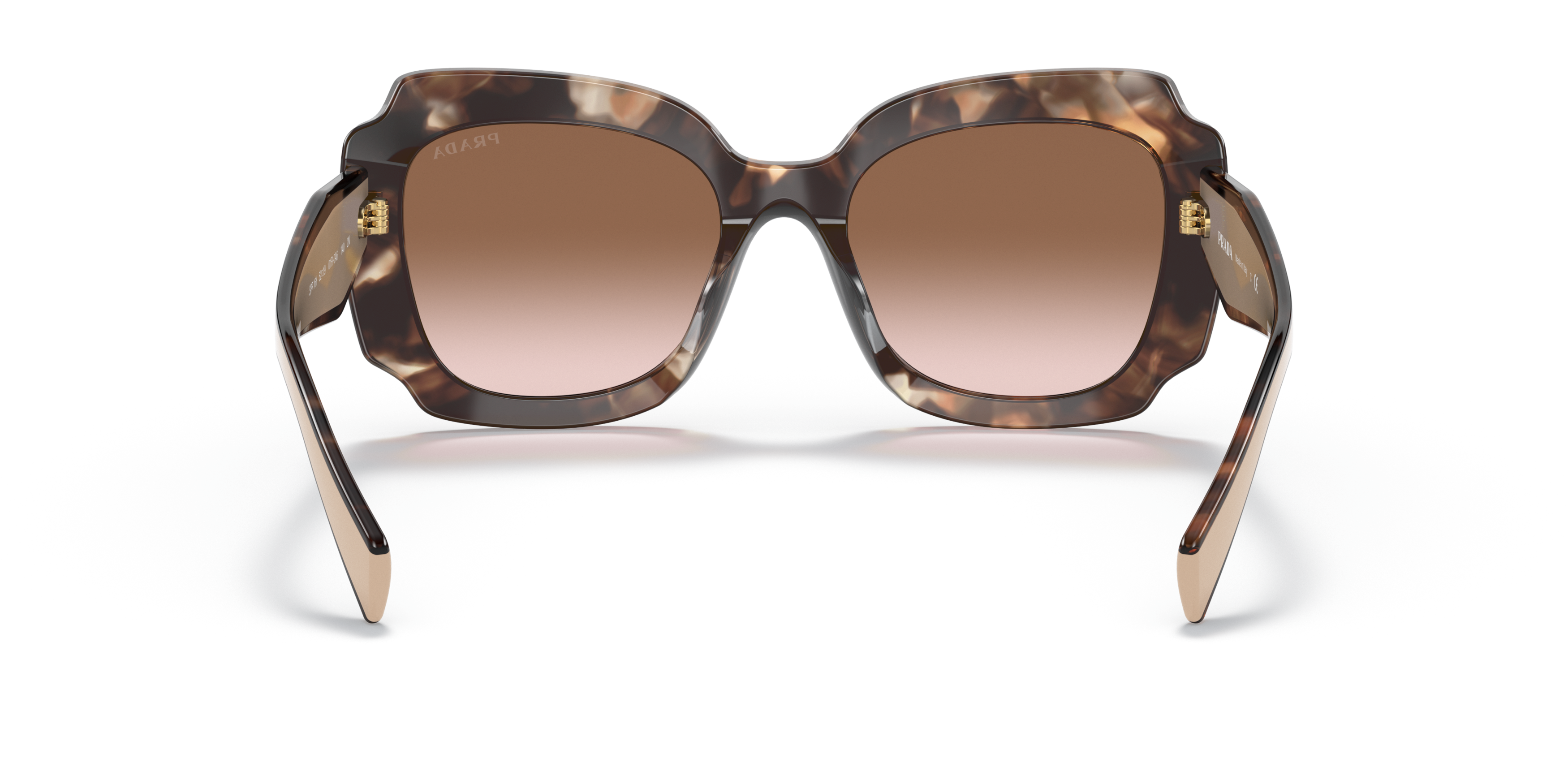 Detail02 Prada PR 16YS Sunglasses Brown / Havana