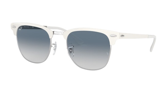Ray-Ban Clubmaster Metal RB3716 90883F Blauw / Zilver