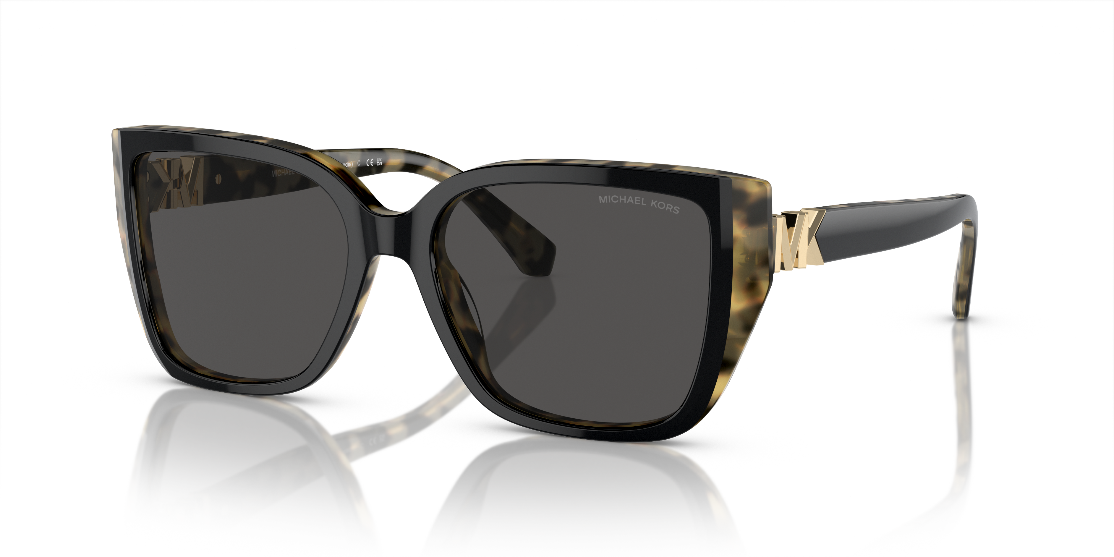 Angle_Left01 Michael Kors MK 2199 Sunglasses Grey / Havana