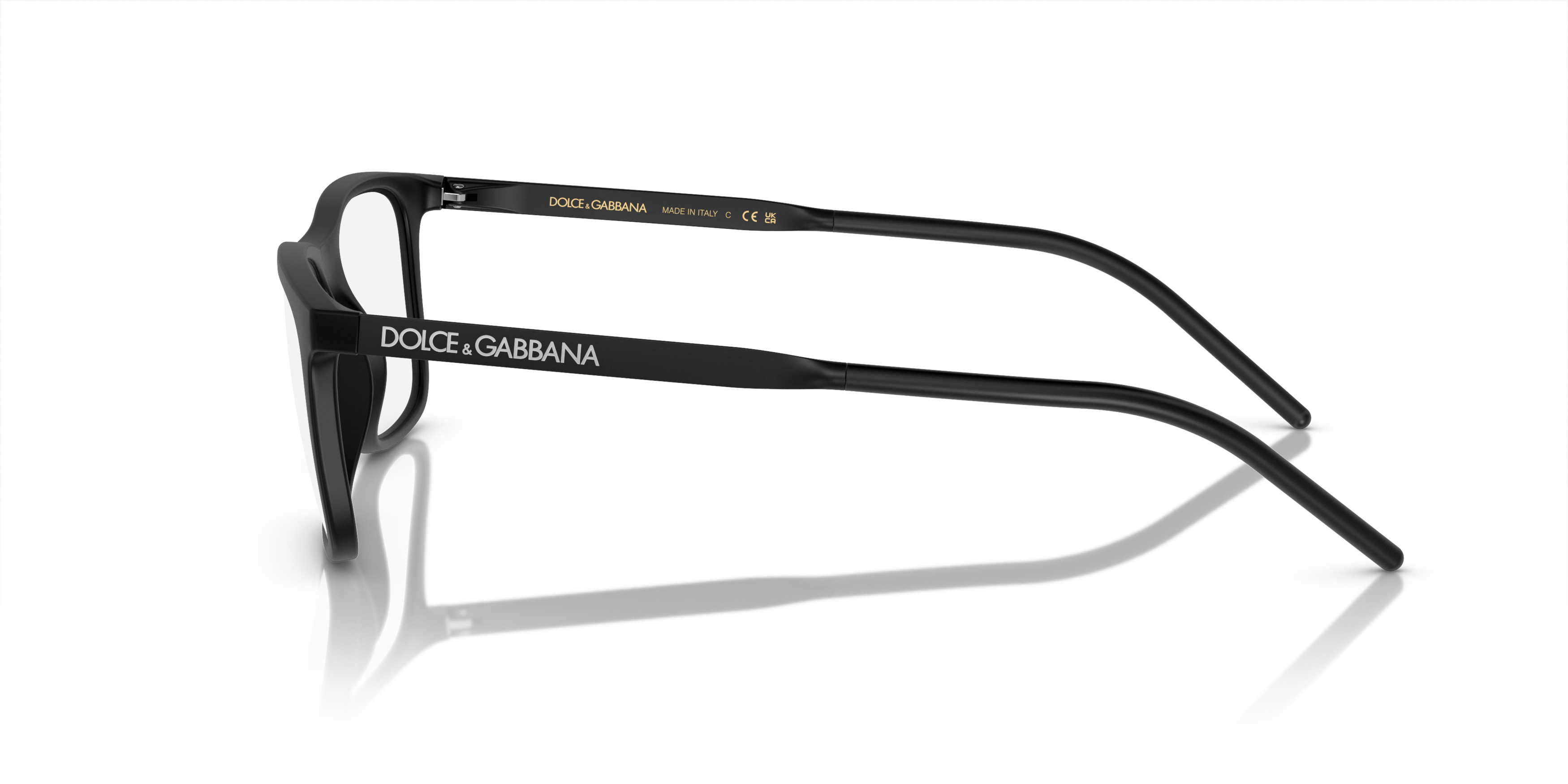 Angle_Left02 Dolce & Gabbana DG 5044 (2525) Glasses Transparent / Black