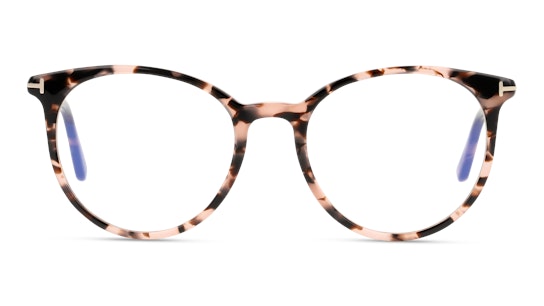 Tom Ford FT 5575-B Glasses Transparent / Havana
