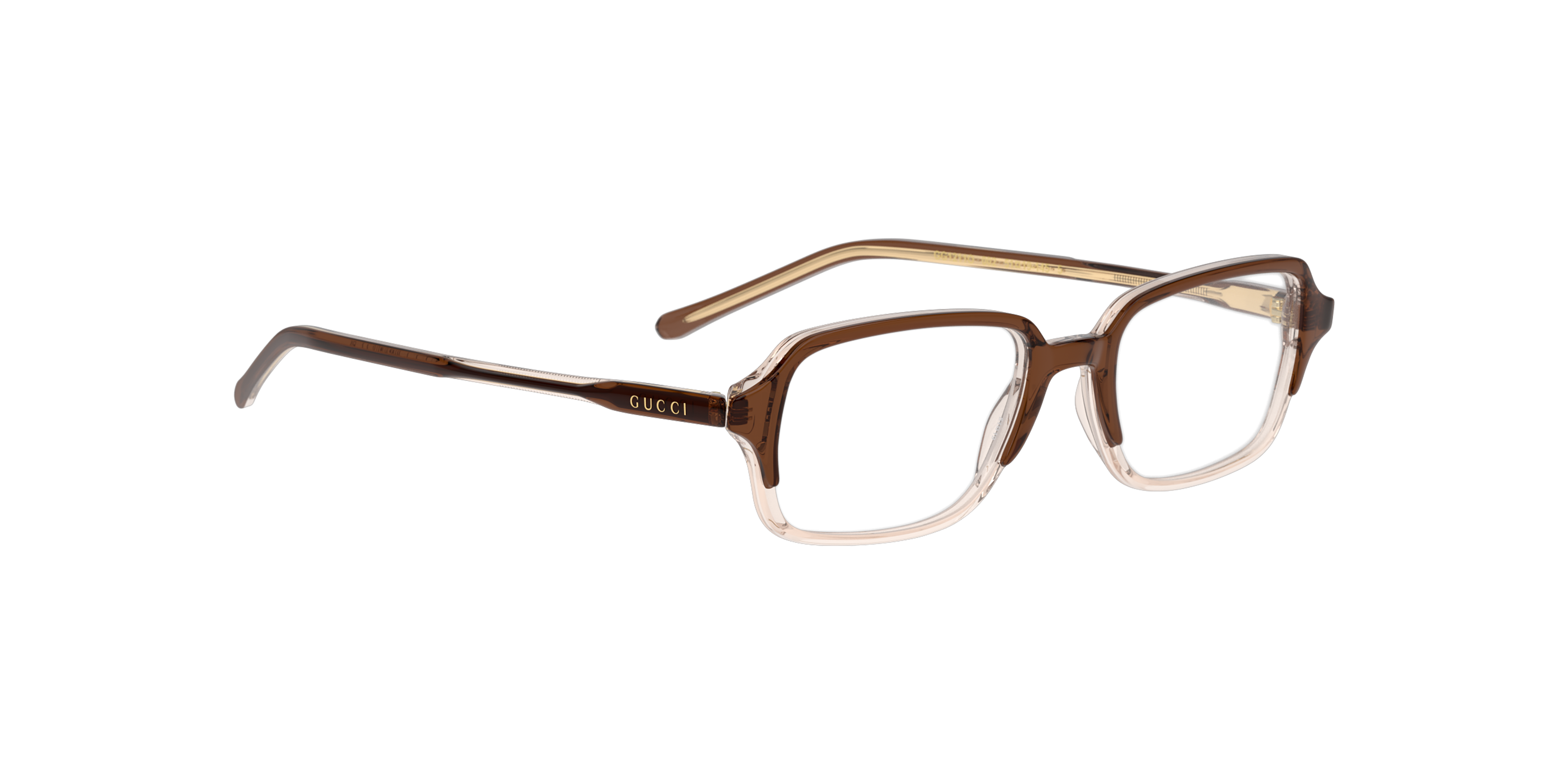Angle_Right01 Gucci GG 1211O Glasses Transparent / Brown
