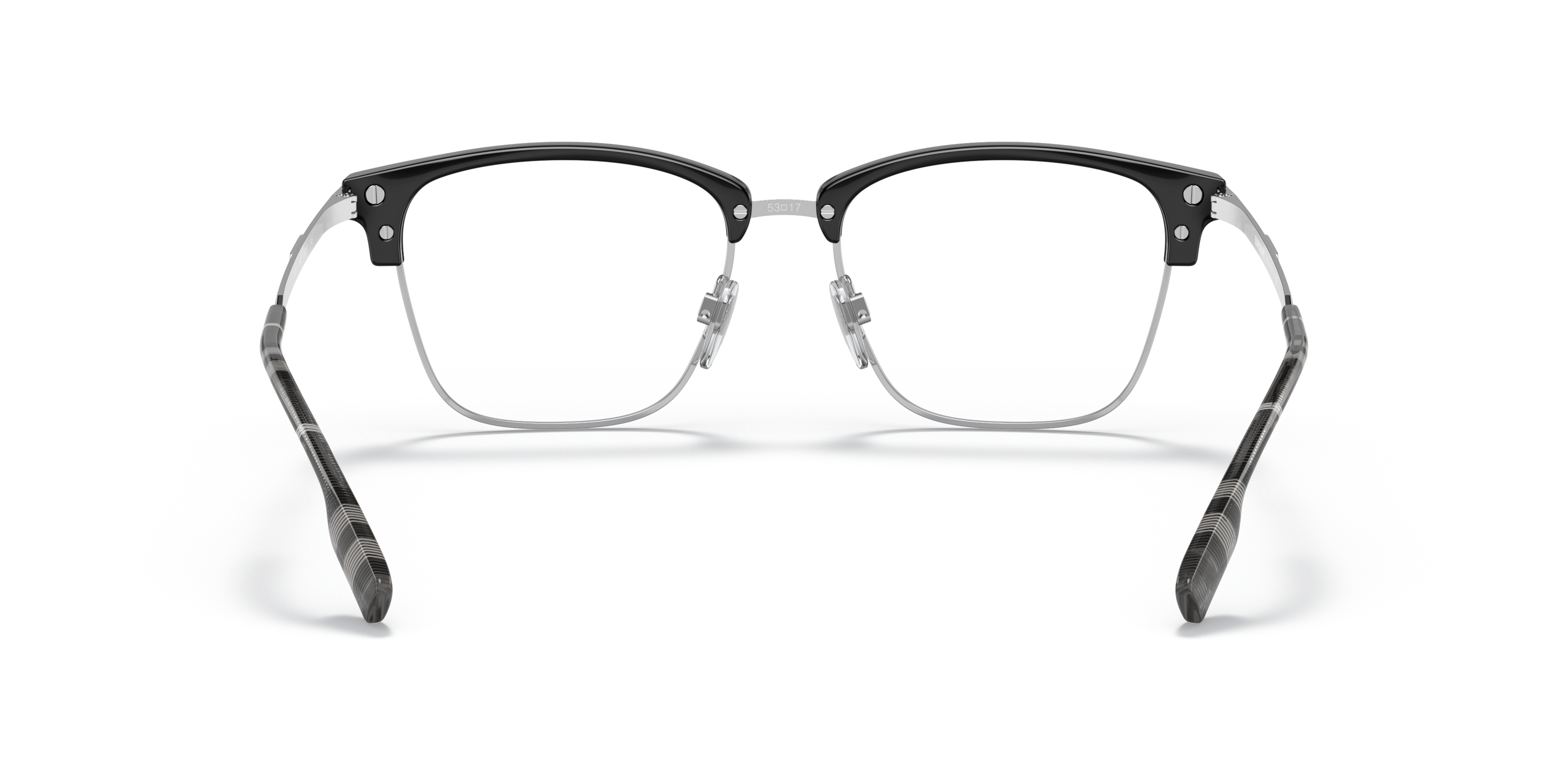 Detail02 Burberry BE 2359 (3001) Glasses Transparent / Black