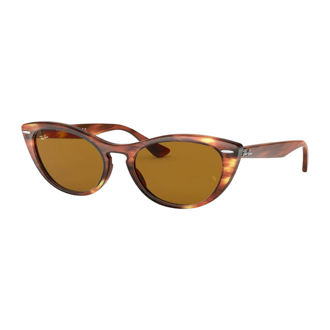 Ray-Ban Nina RB4314N Lunettes de Soleil Femme - Marron - Possibilité de verres correcteurs - Adaptab