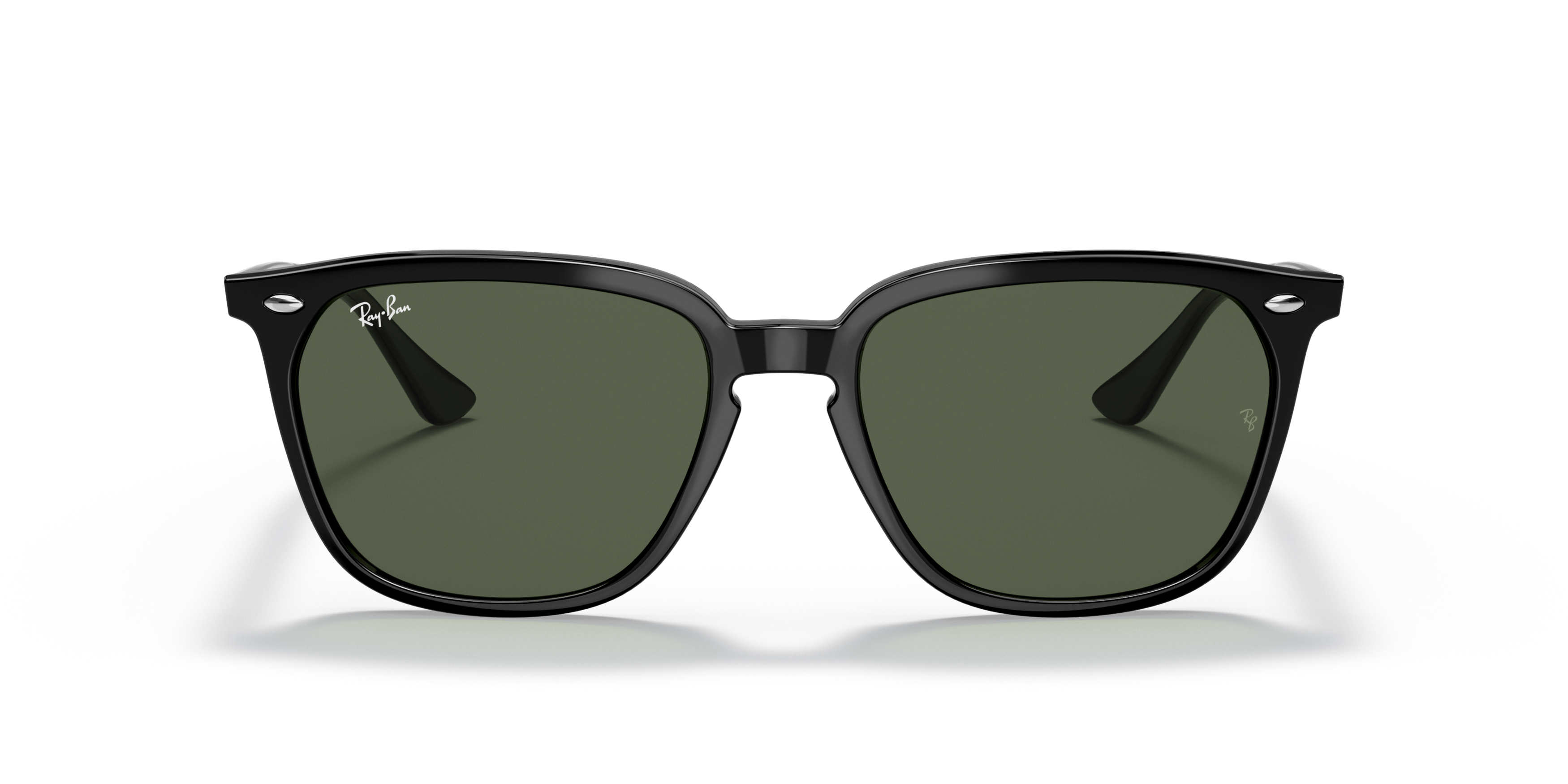 Front Ray-Ban RB 4362 Sunglasses Green / Black