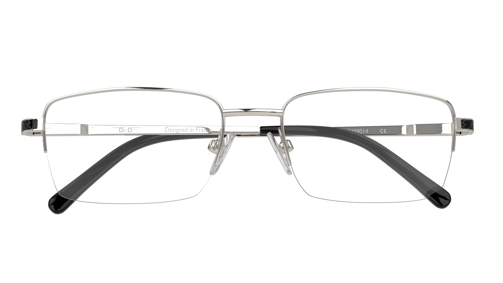 Folded DbyD Titanium DB OM9014 (SS00) Glasses Transparent / Grey