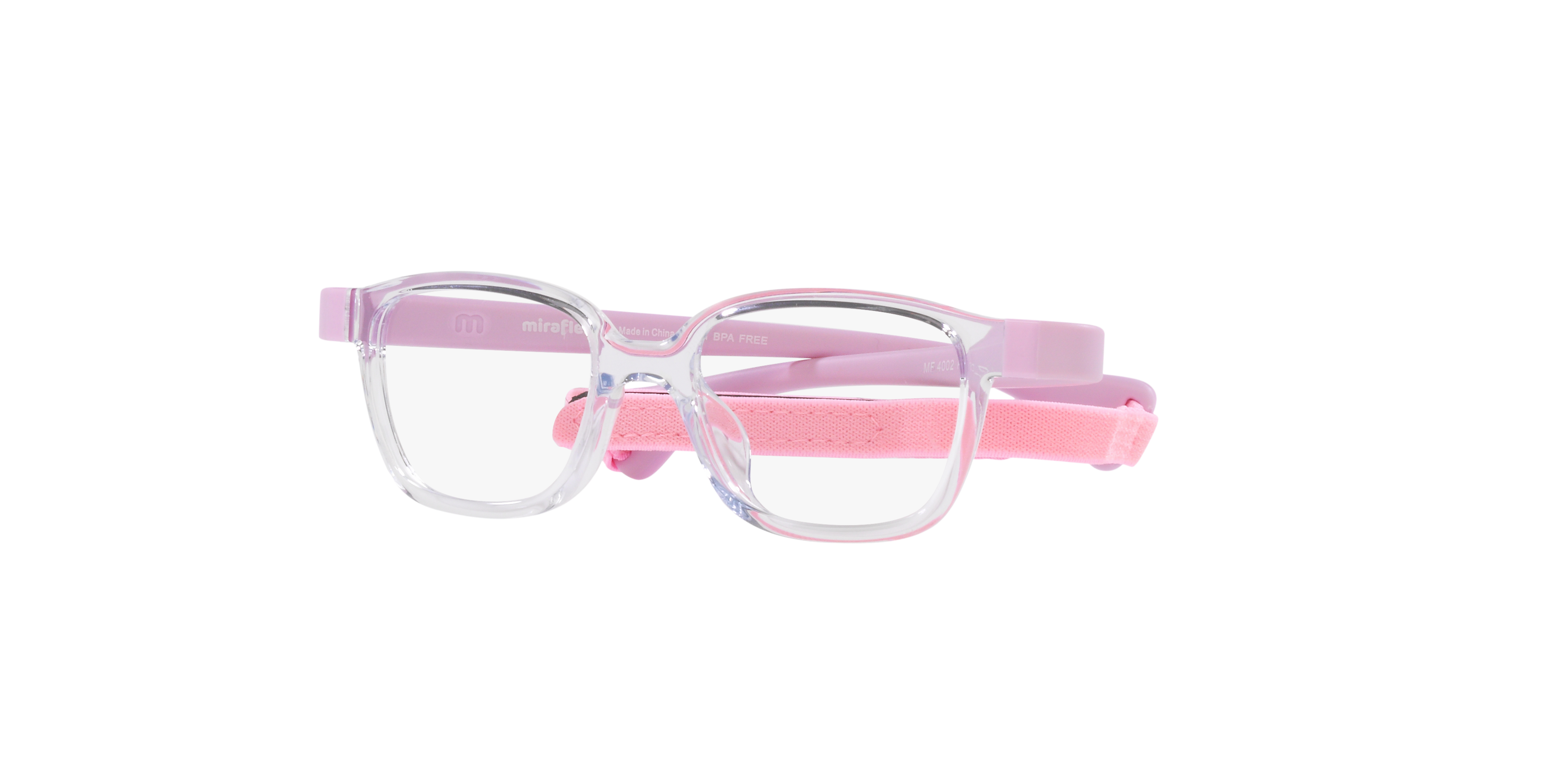 Angle_Left01 Miraflex MF 4002 Children's Glasses Transparent / Transparent, Clear