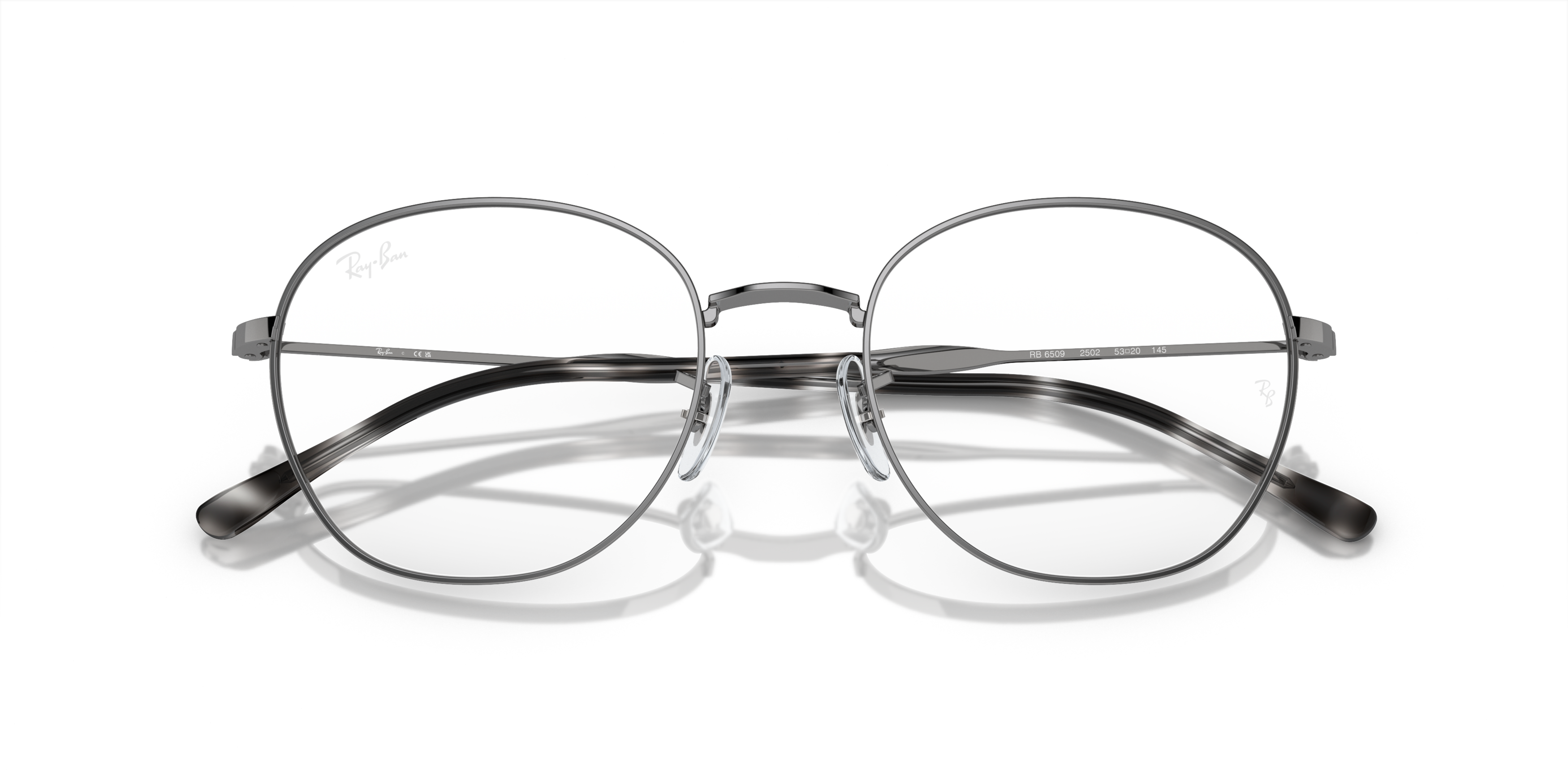 Folded Ray-Ban RX 6509 Glasses Transparent / Grey